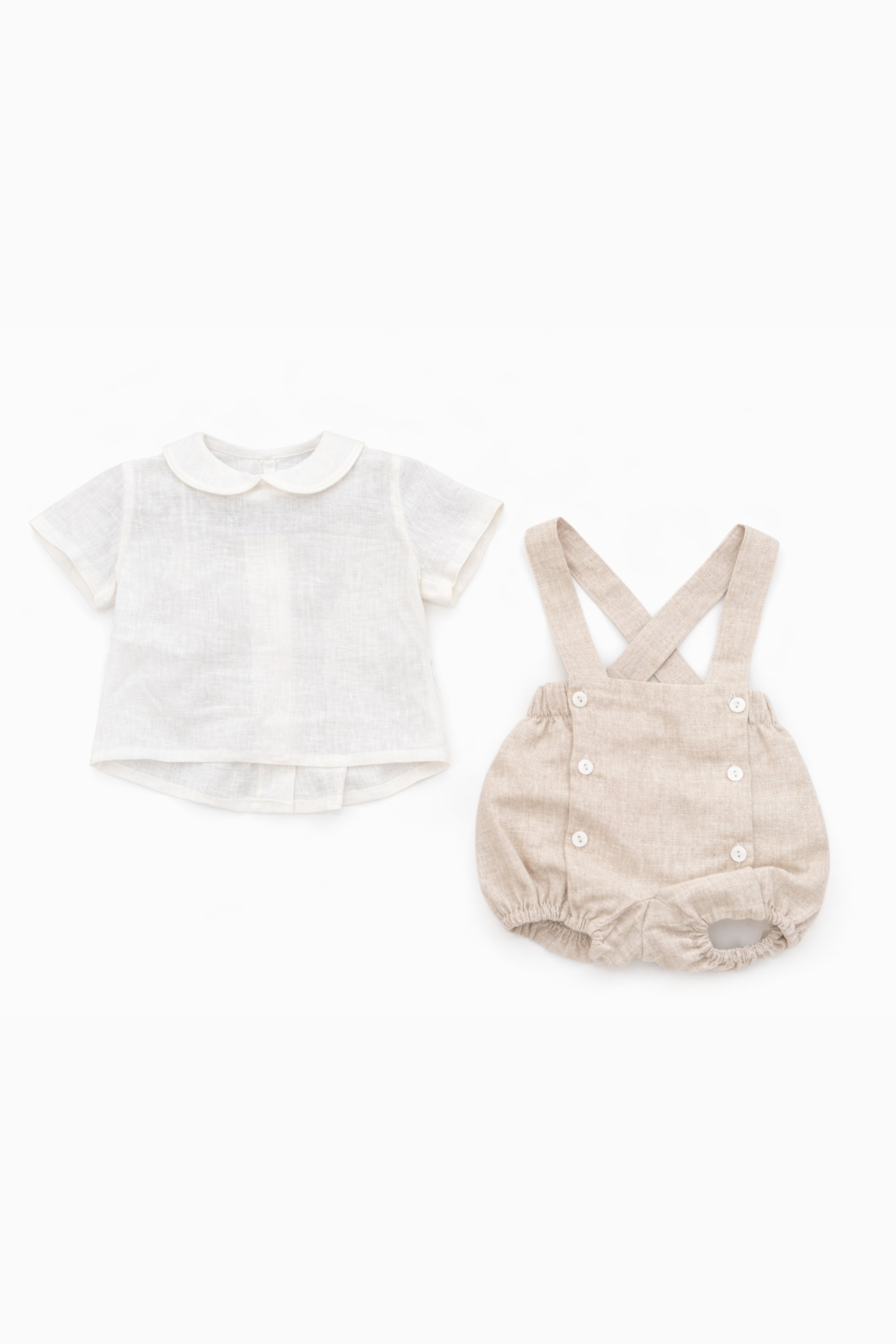 Pagliaccetto Battesimo Bimbo Beige