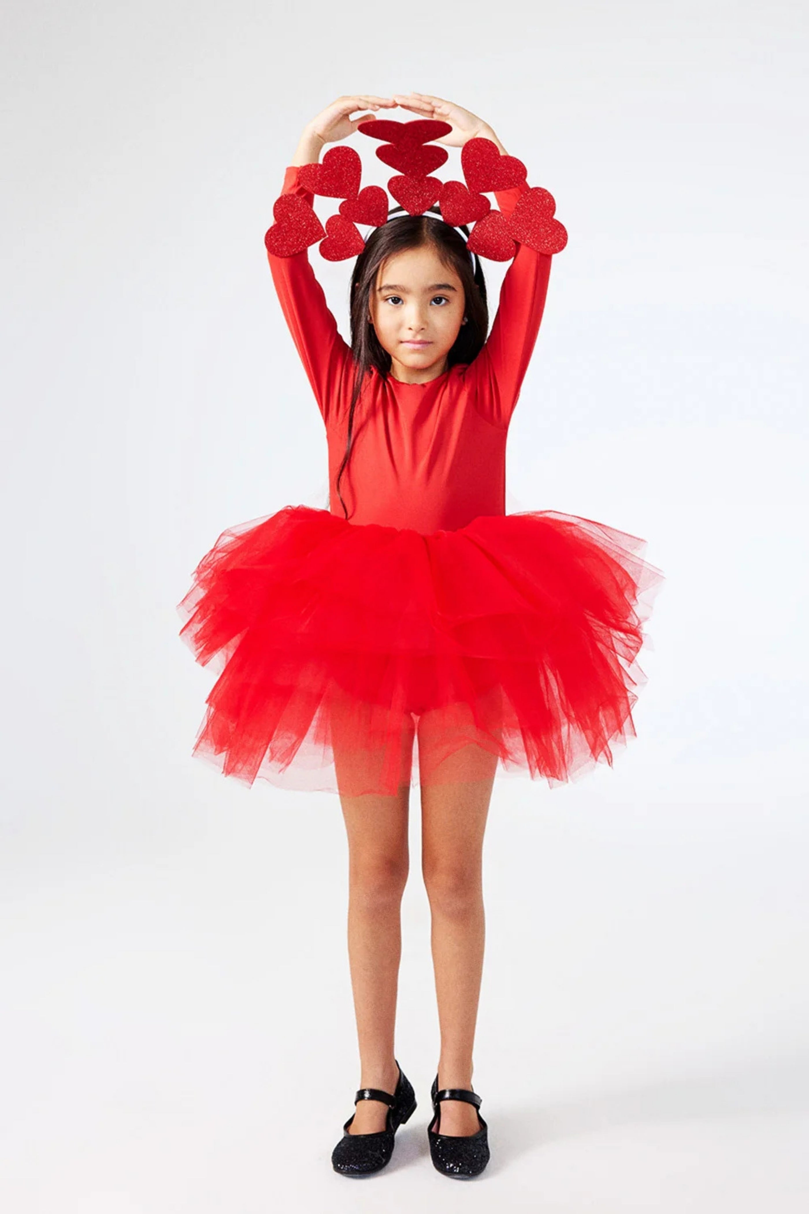 Abito Bambina Tutù Rosso