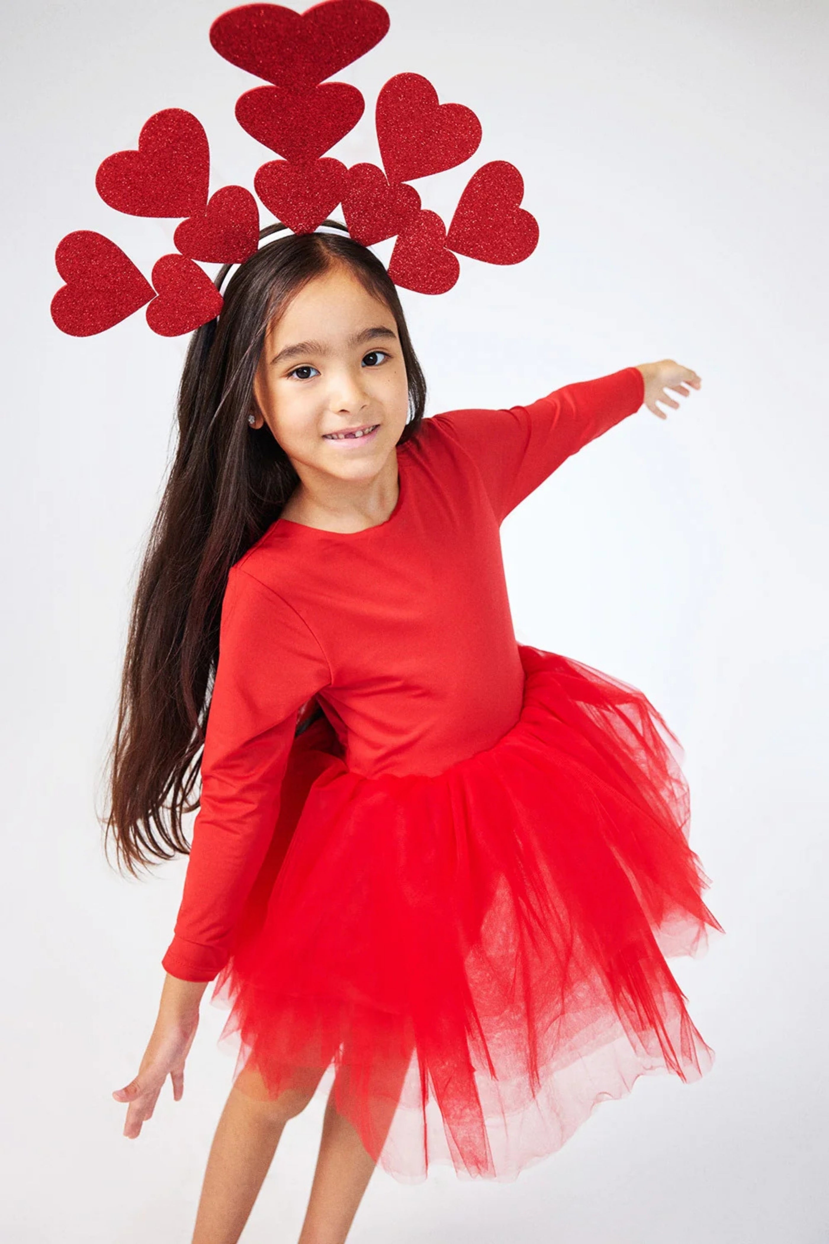 Abito Bambina Tutù Rosso