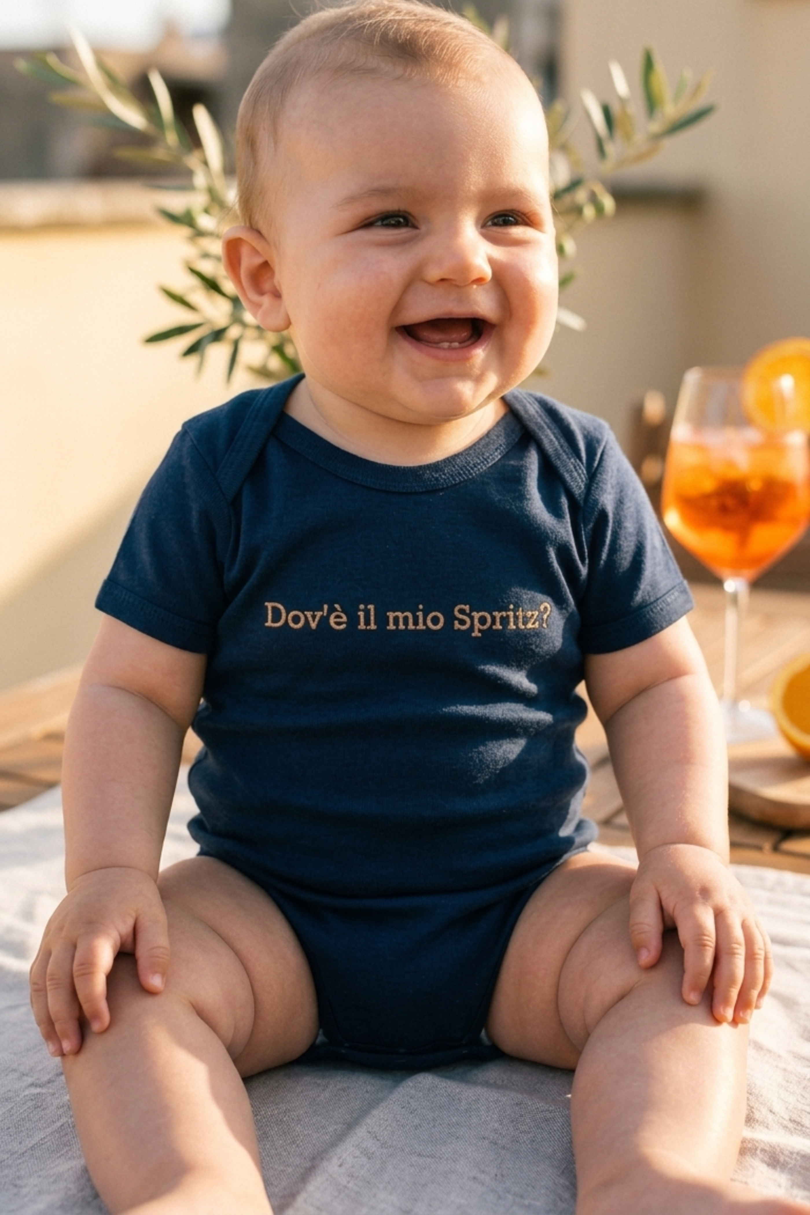 Body Ricamato "Dov'è il mio Spritz?"