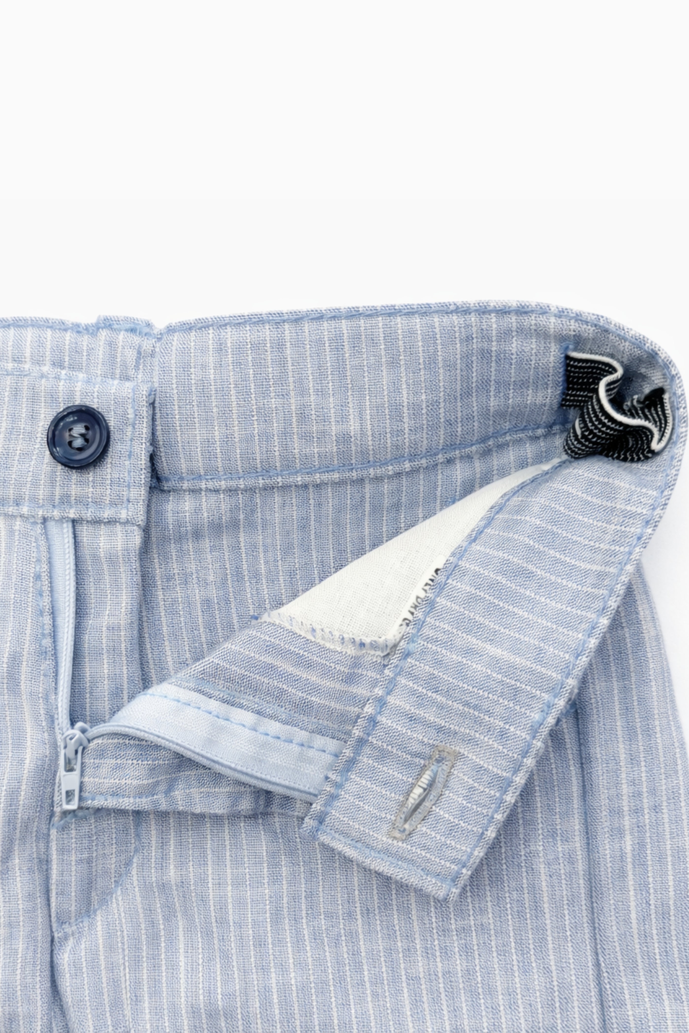 Completo Battesimo Bimbo Rigato Azzurro