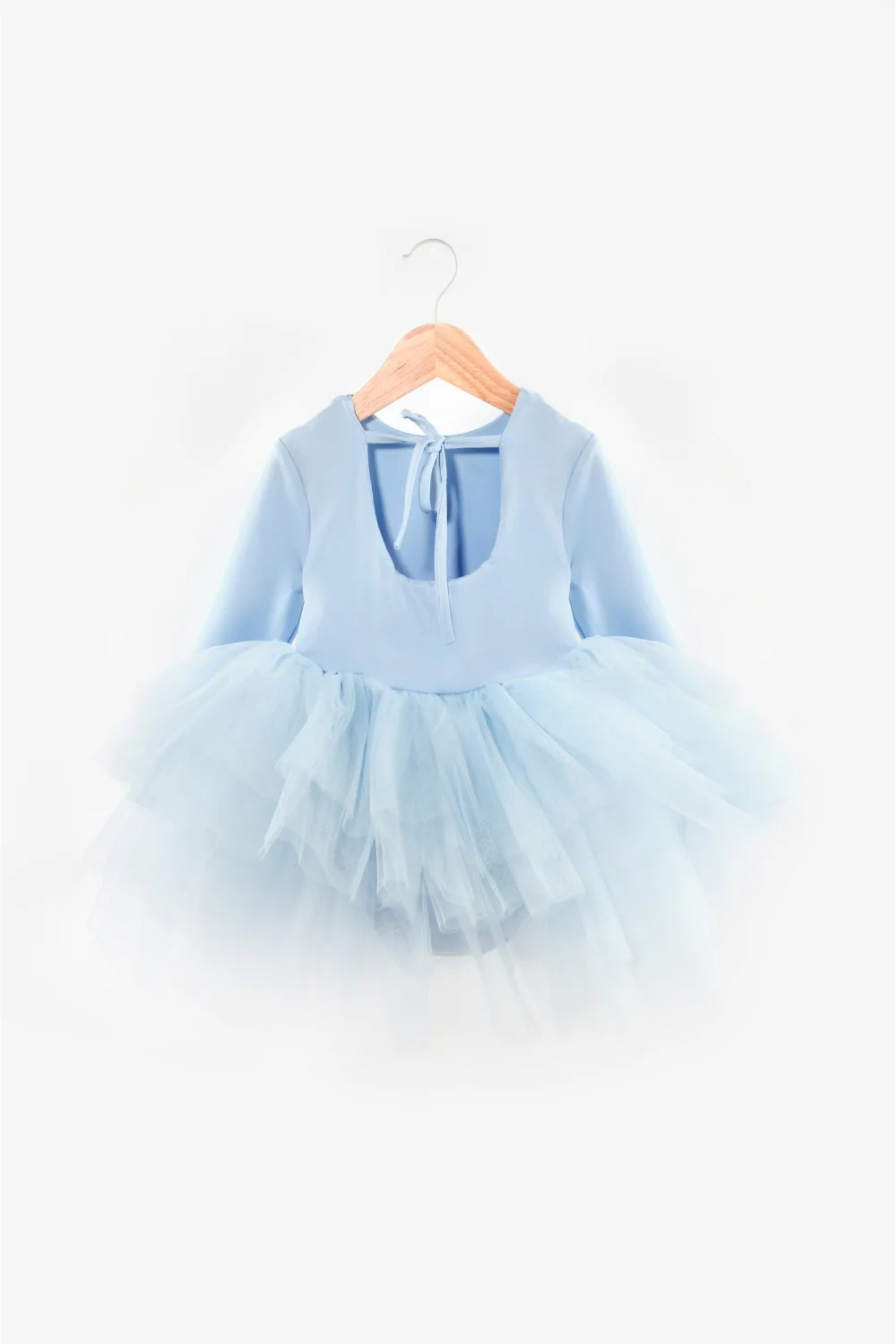 Abito Bambina Tutù Azzurro Polvere