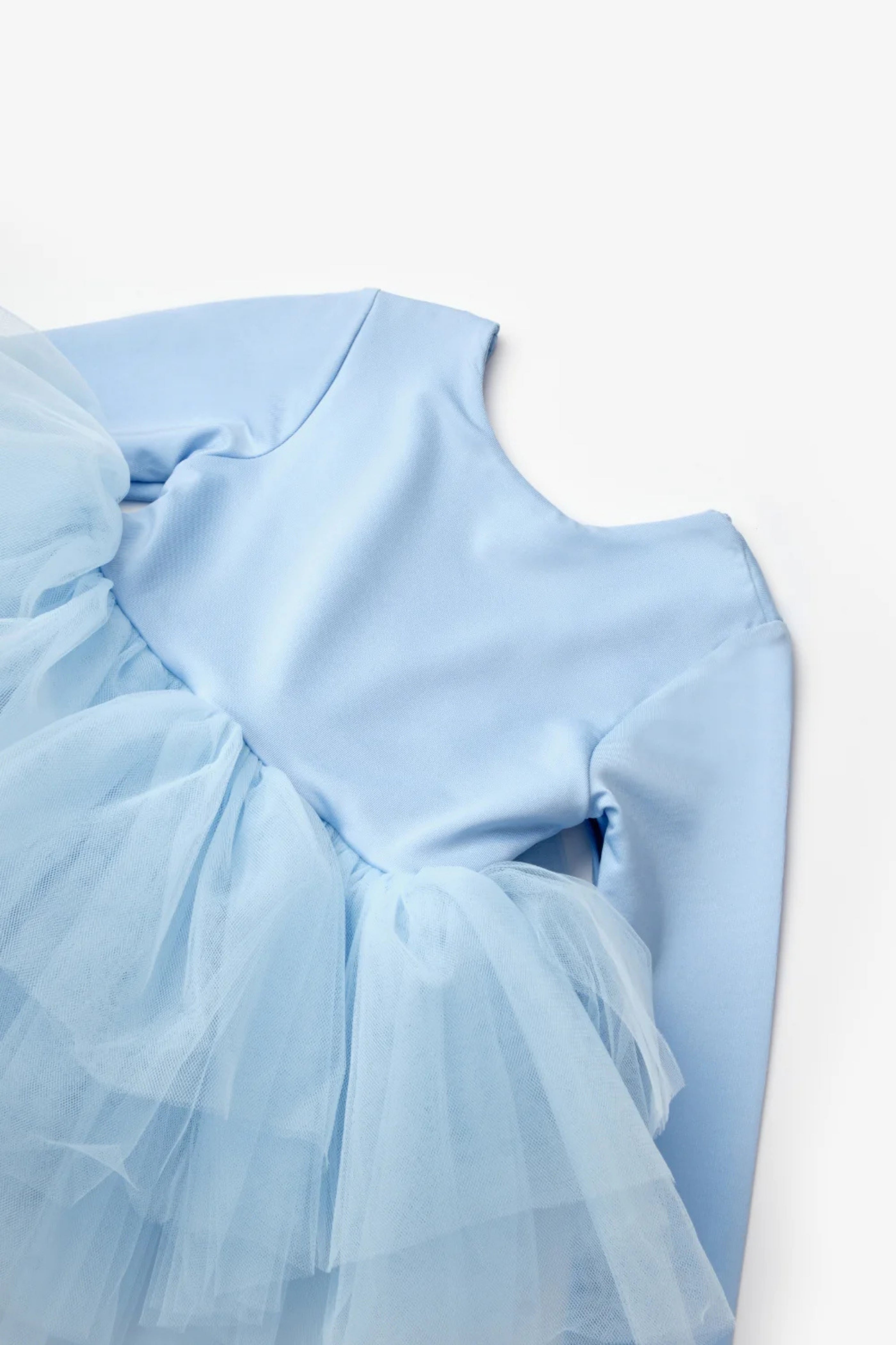 Abito Bambina Tutù Azzurro Polvere