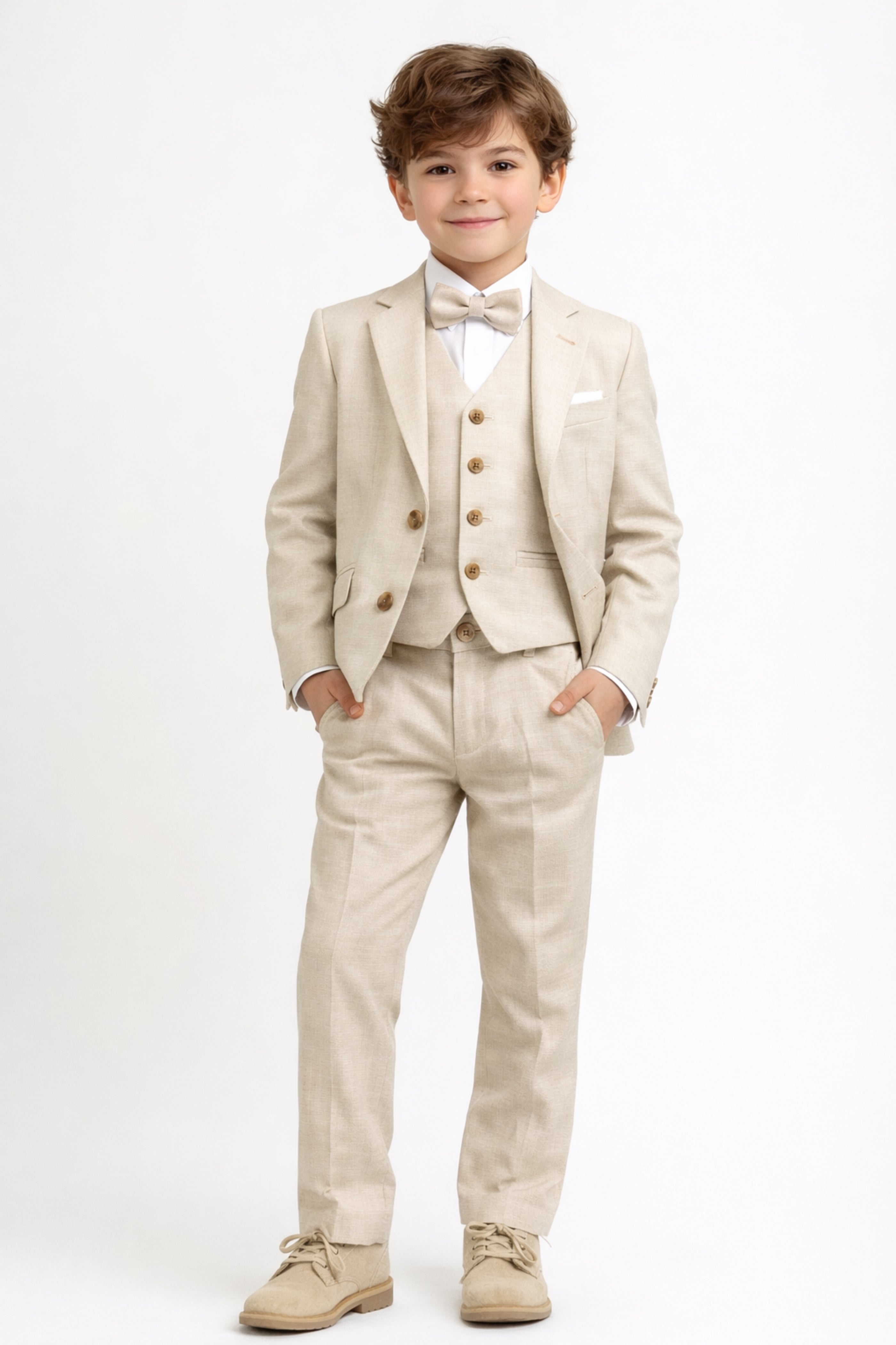 Completo Sartoriale Bambino Beige