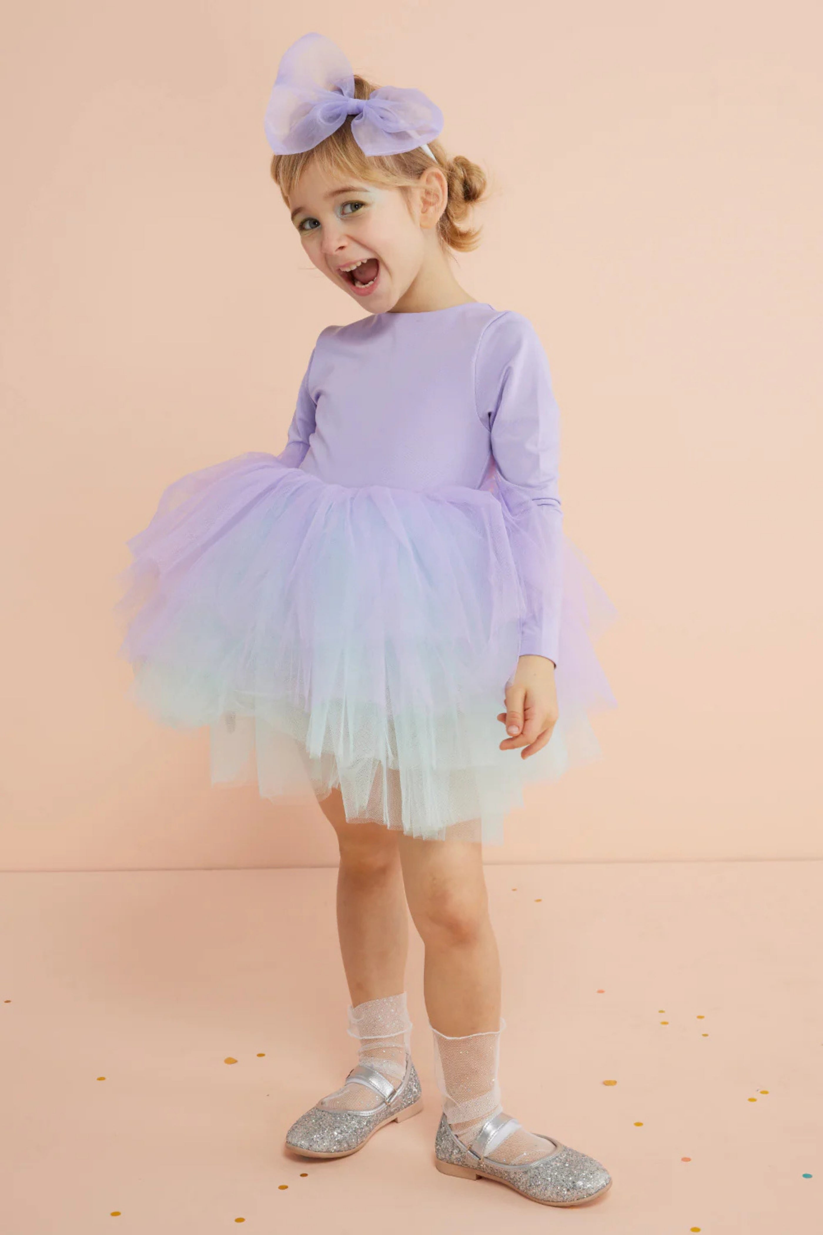 Abito Bambina Tutù Glicine