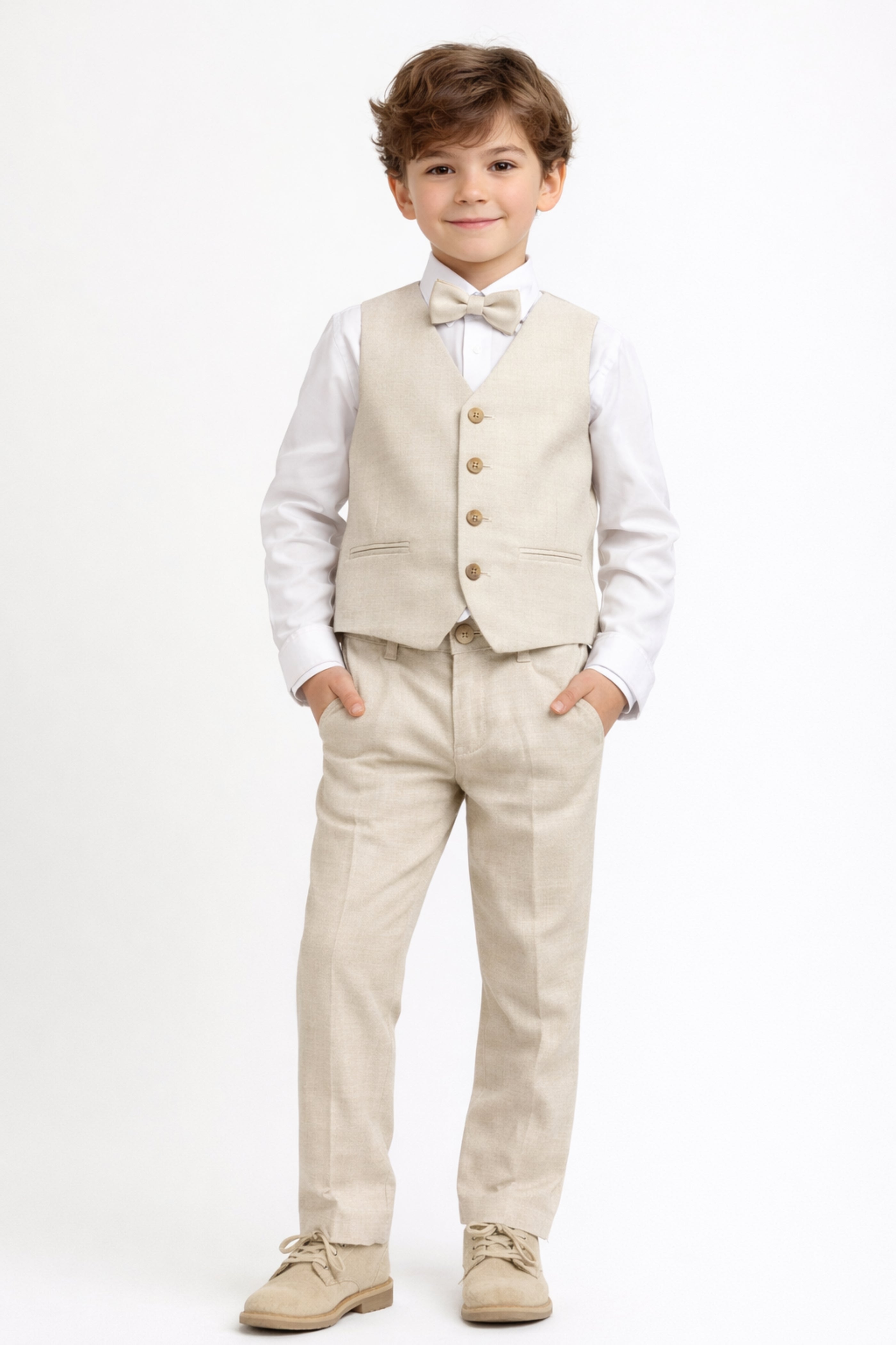 Completo Sartoriale Bambino Beige