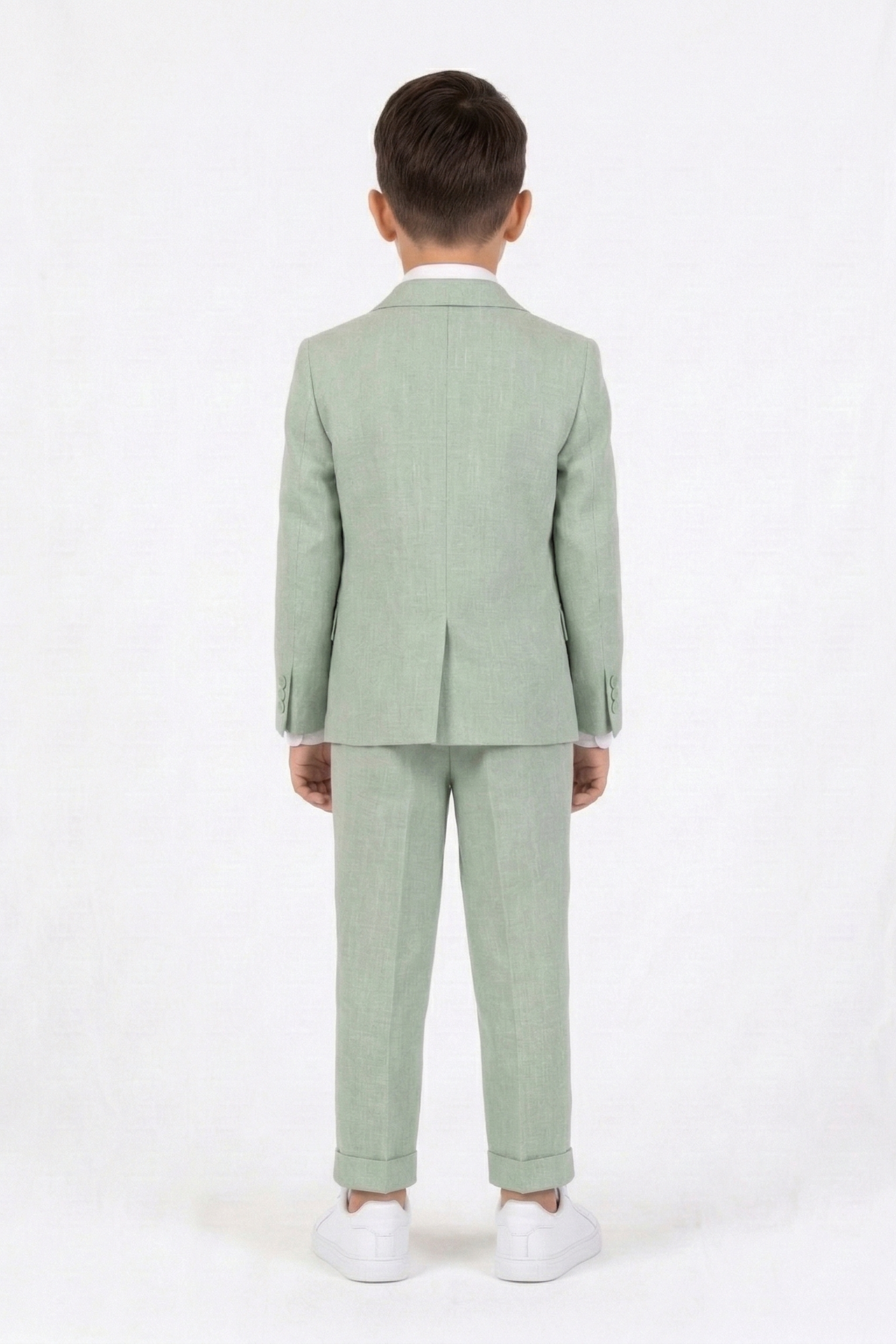 Completo Cerimonia Bambino Verde Salvia