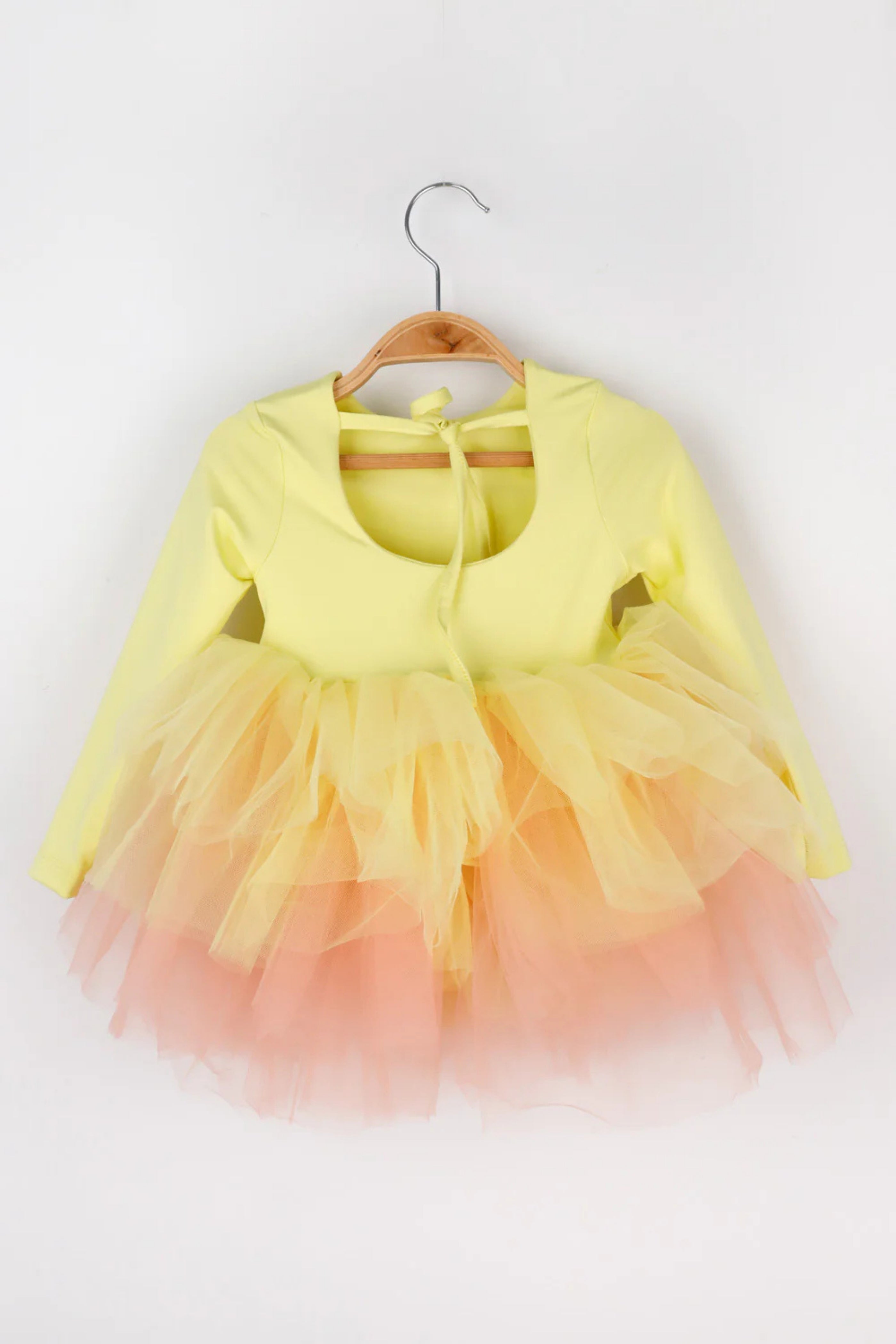 Abito Bambina Tutù Giallo