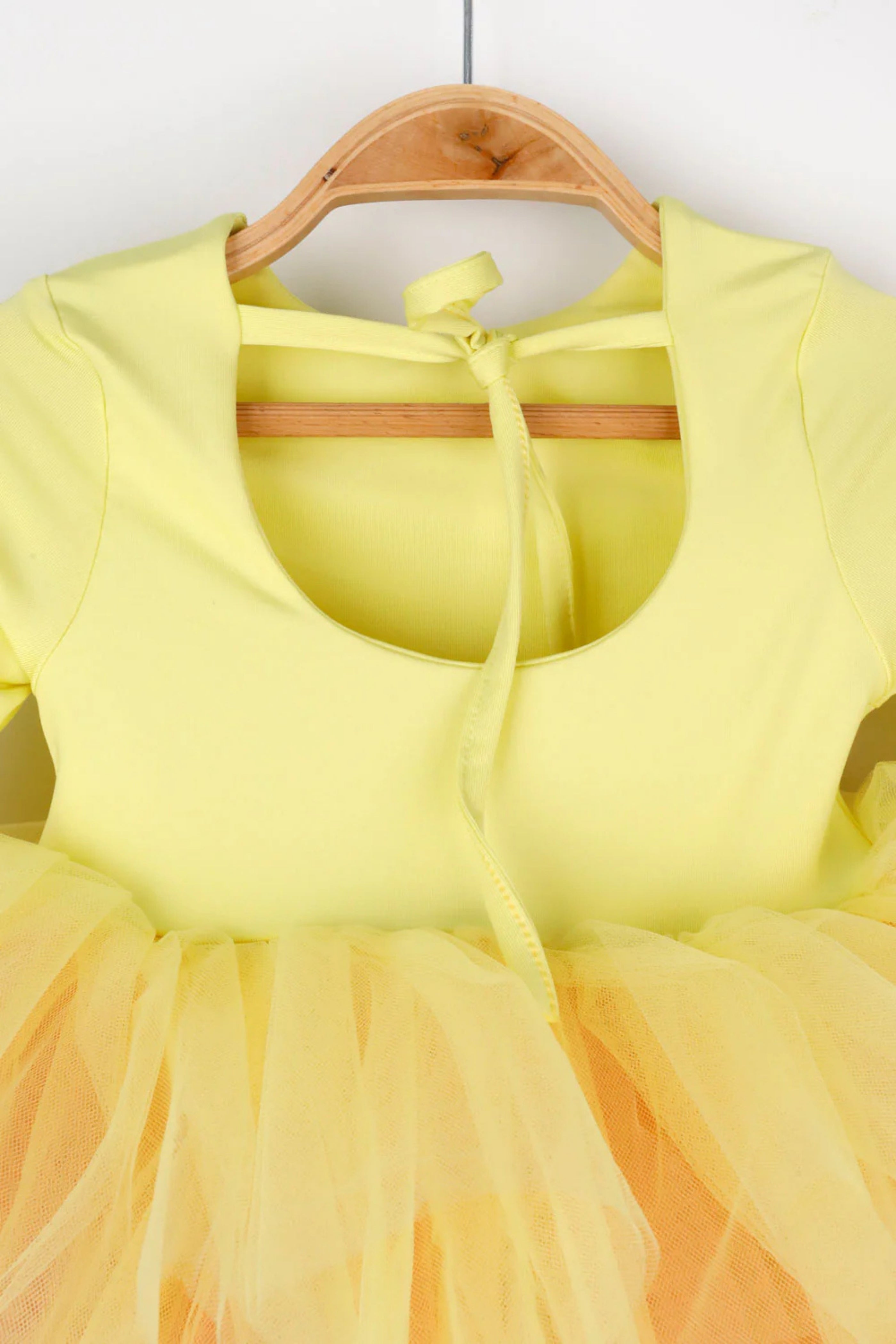 Abito Bambina Tutù Giallo