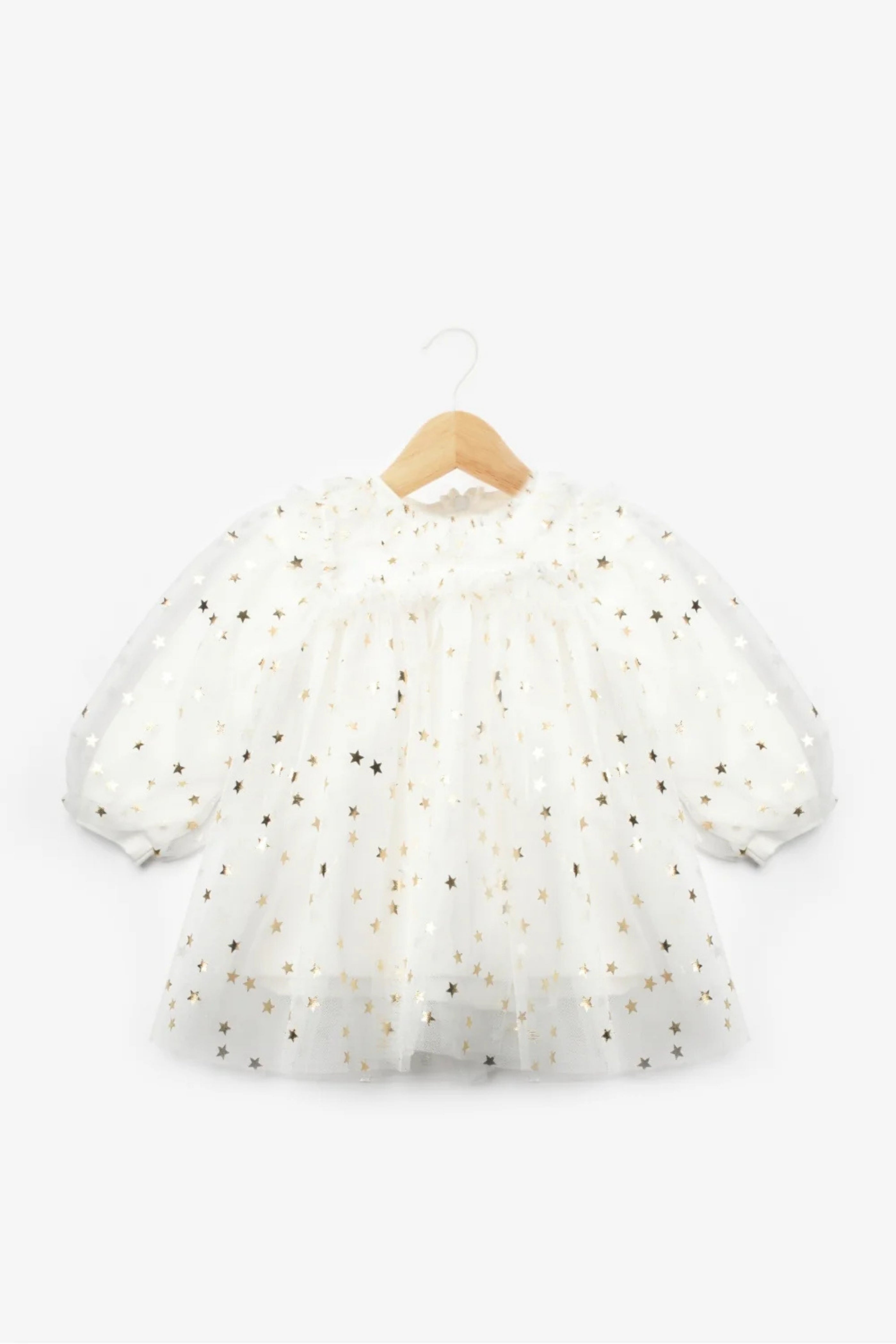 Abito Neonata Star Bianco