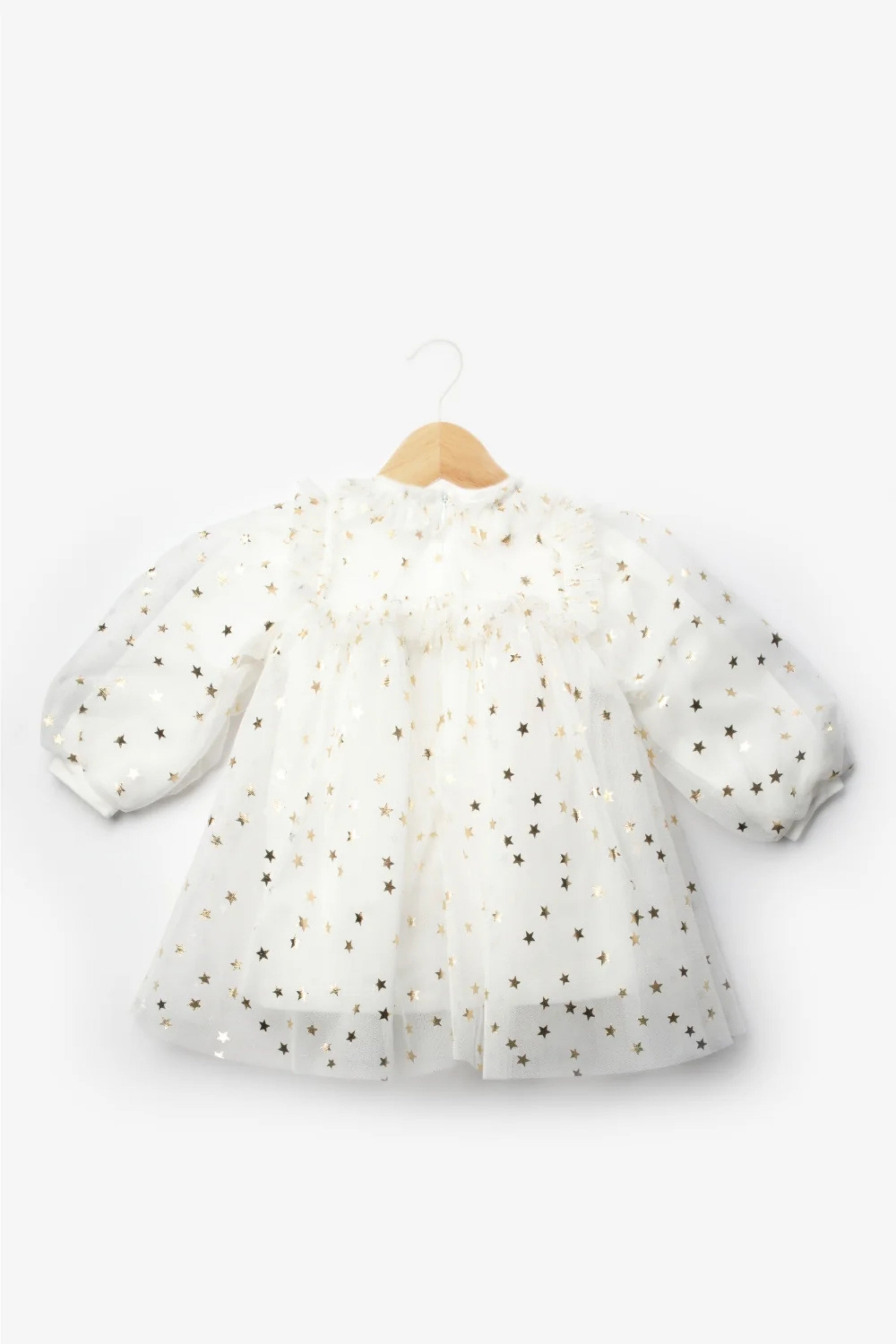 Abito Neonata Star Bianco