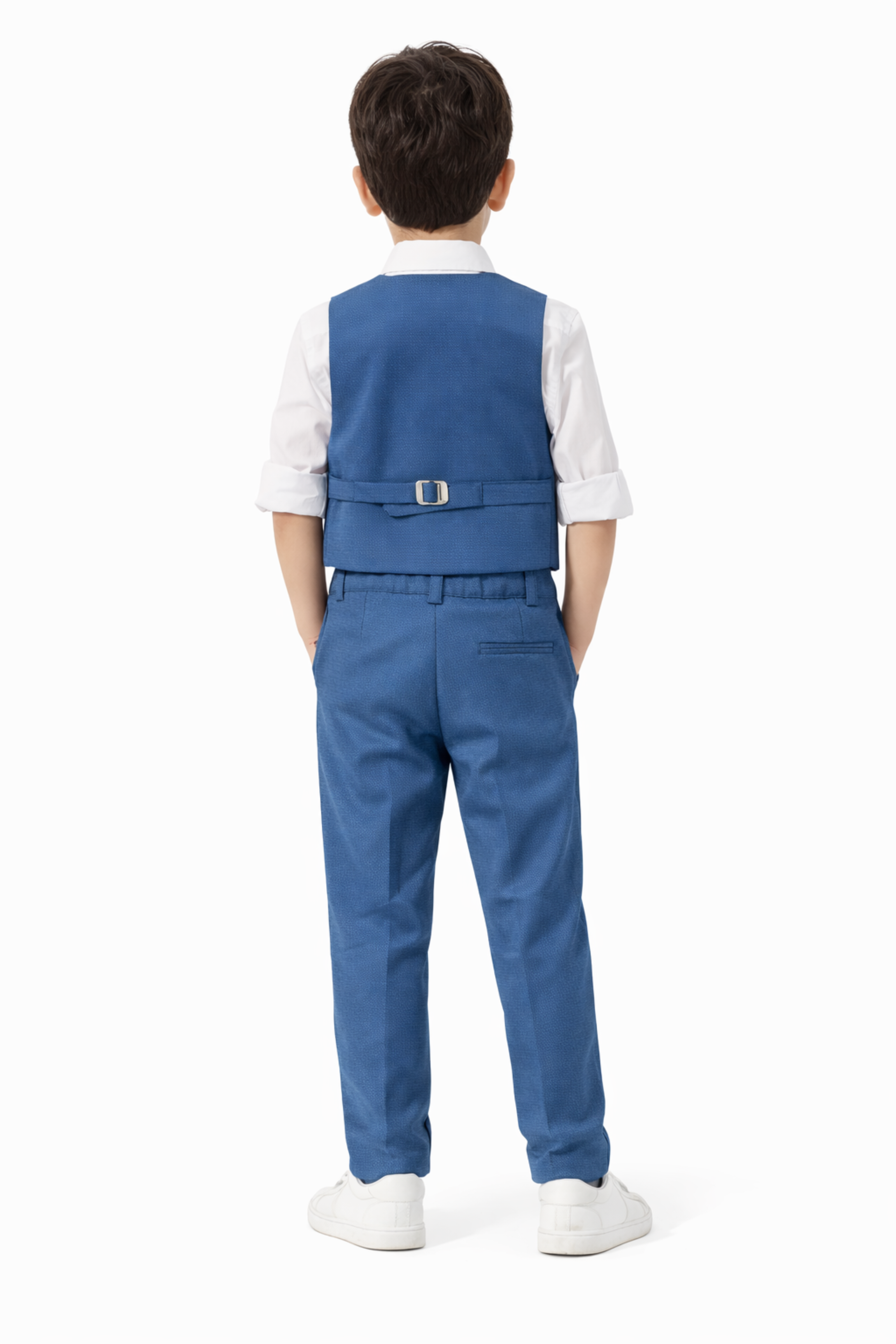 Completo Cerimonia Bambino 4 pezzi Blu Royal