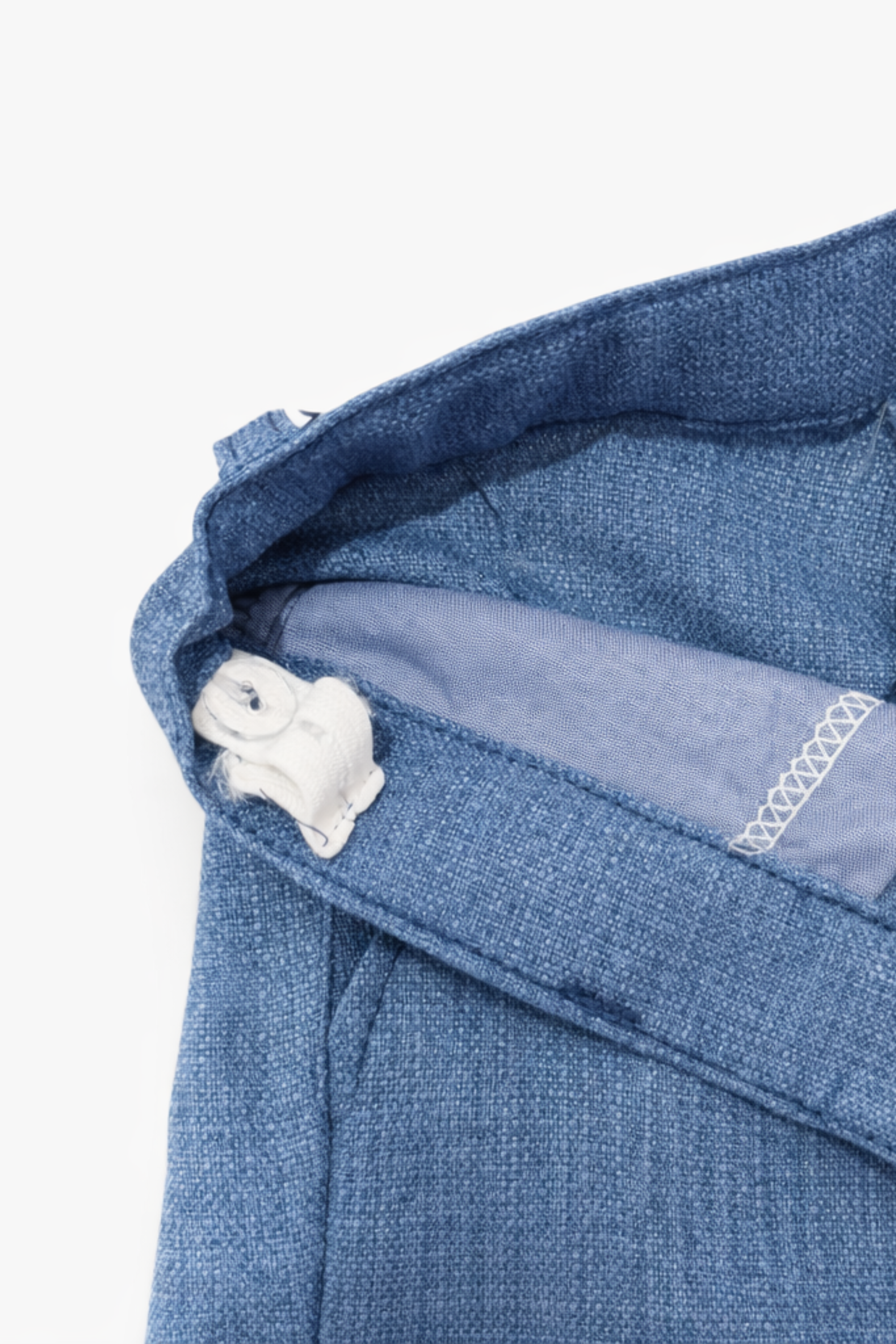 Completo Doppiopetto Bambino 4 pezzi Blu effetto Denim