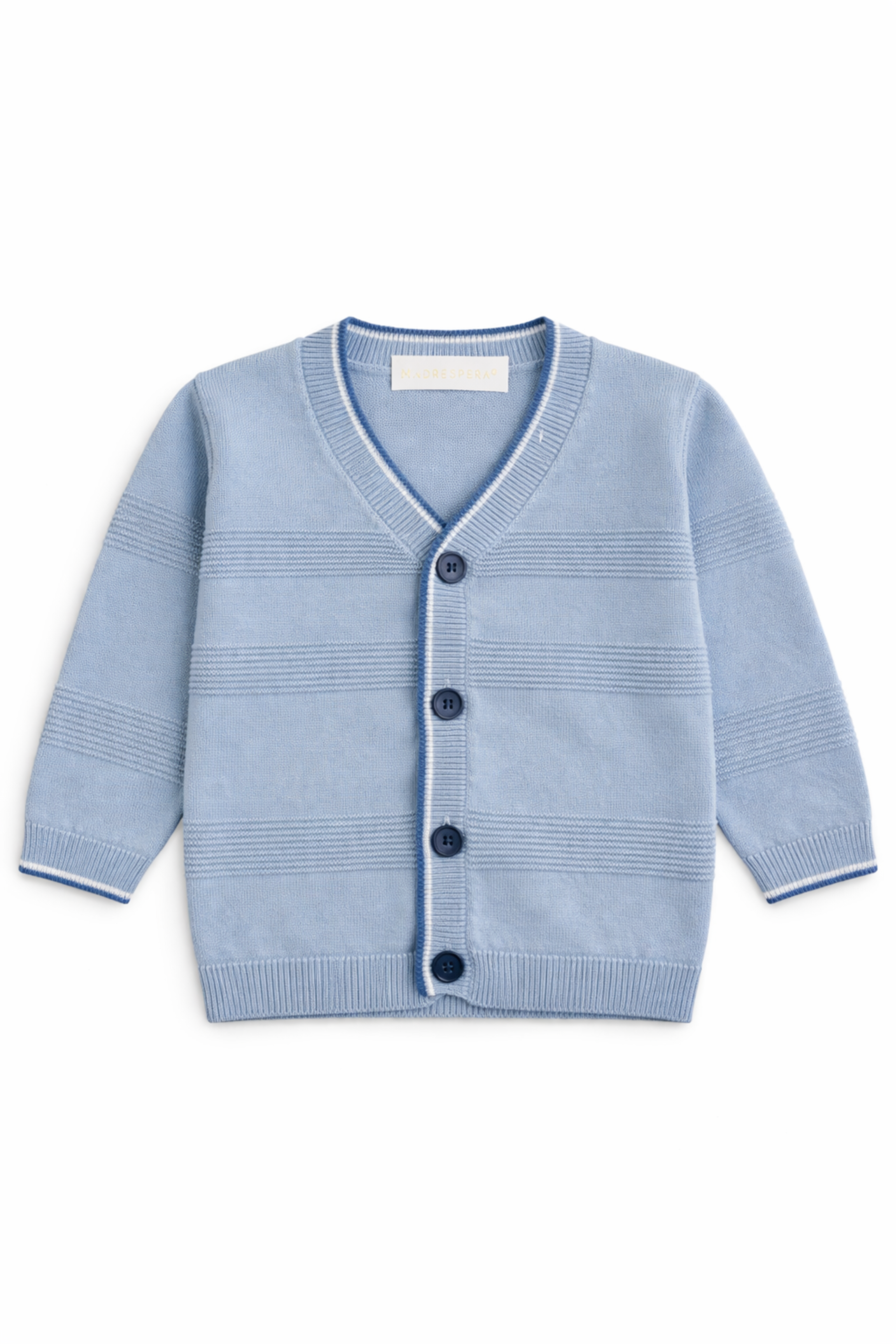Cardigan Elegante Bambino Righe Polvere