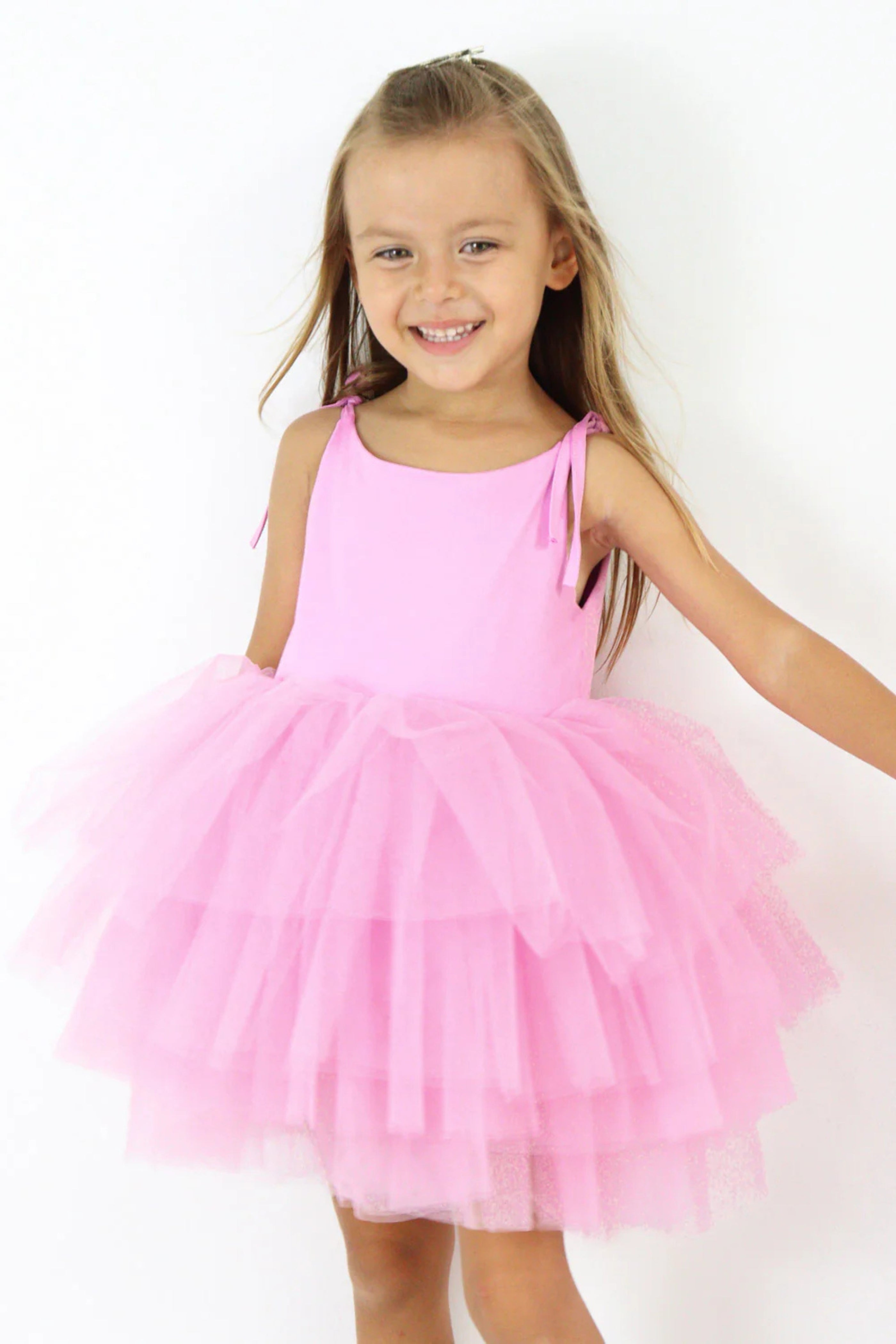 Abito Bambina Tutù Giro Rosa