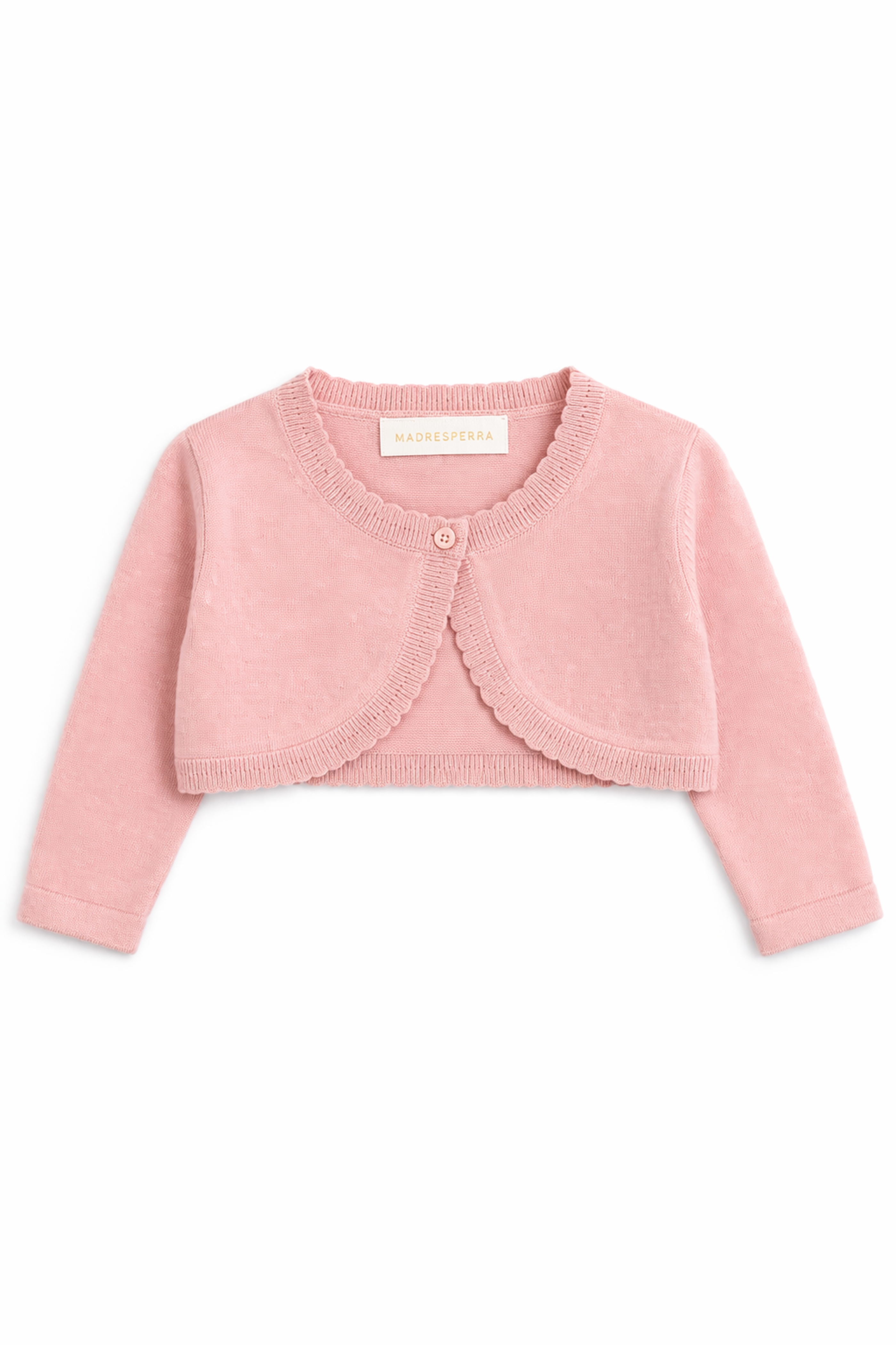Cardigan Bambina 100% Cotone Rosa