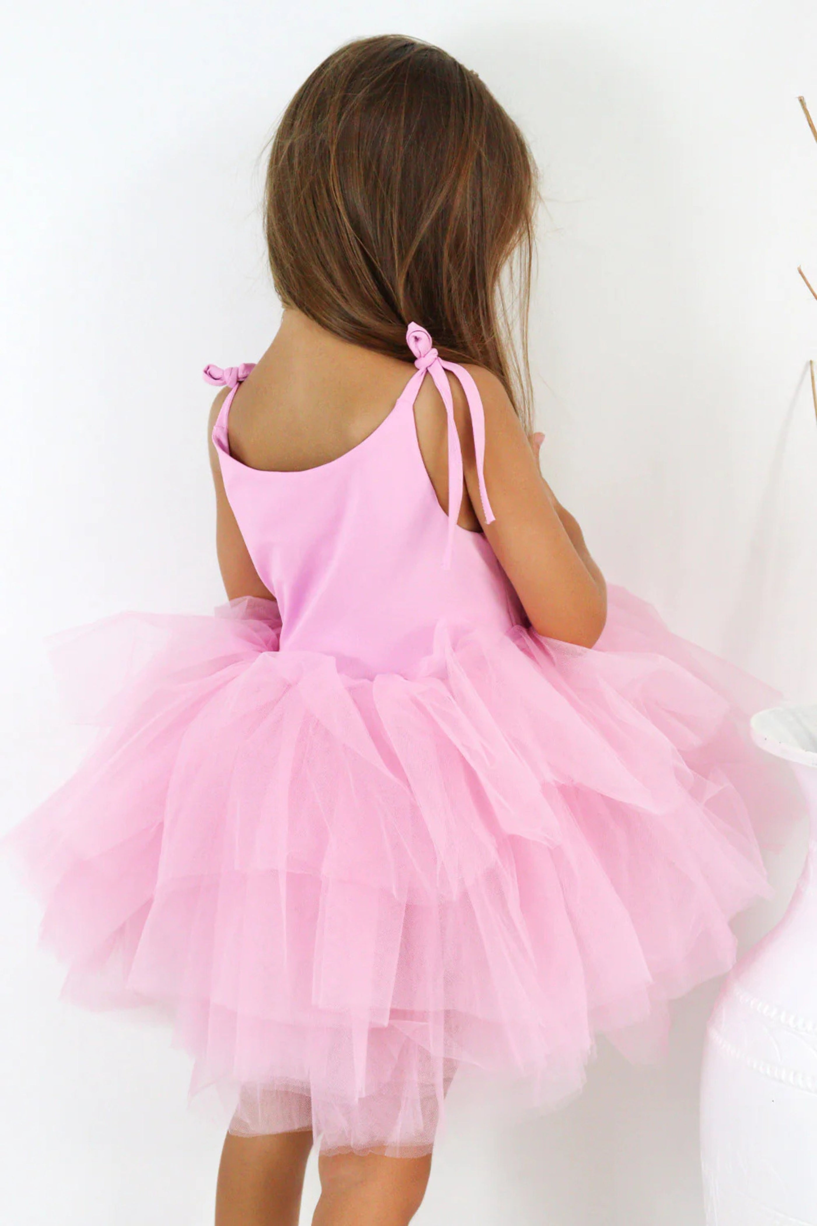 Abito Bambina Tutù Giro Rosa