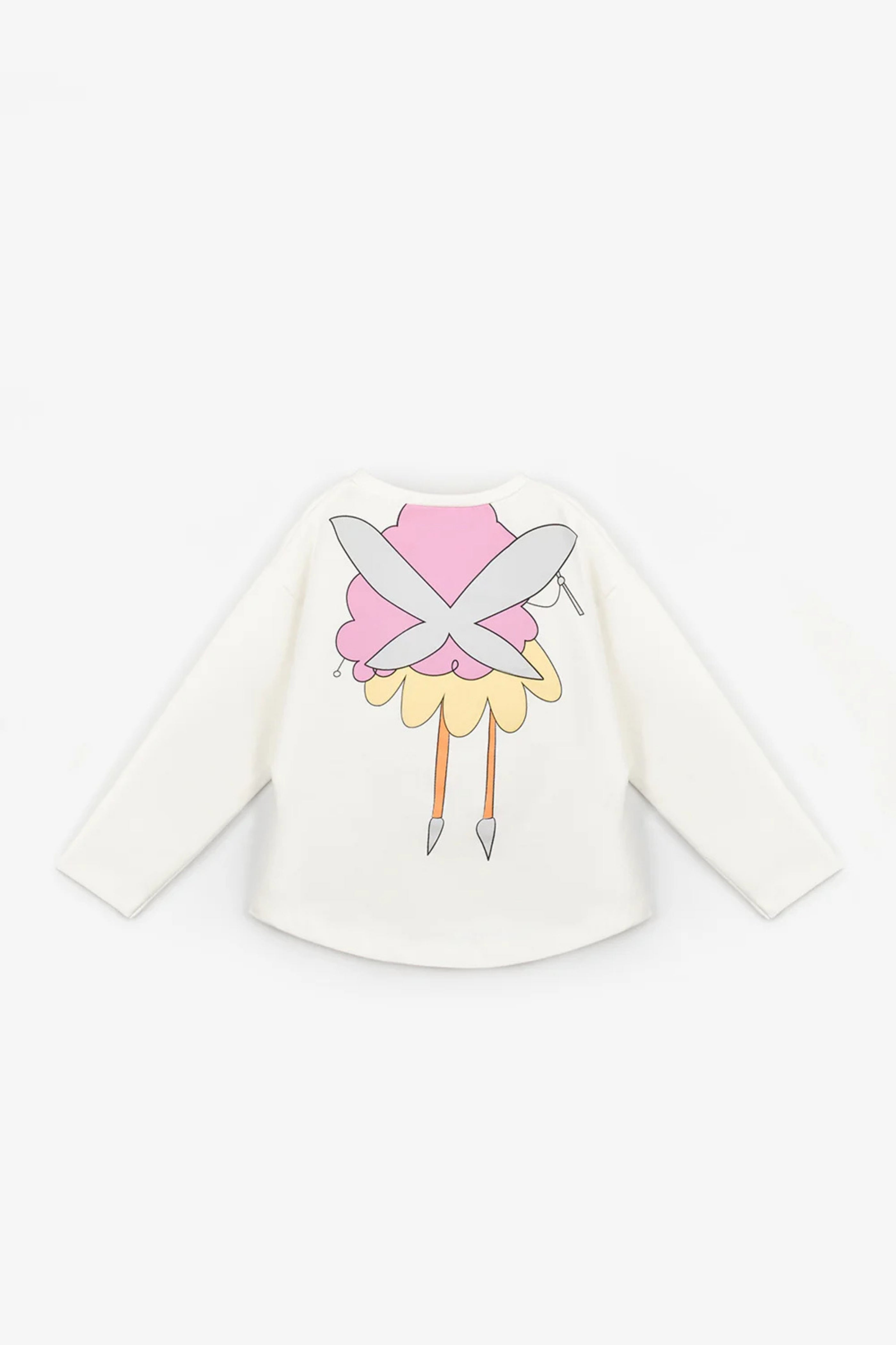 Maglia Bambina Unicorno Bianca