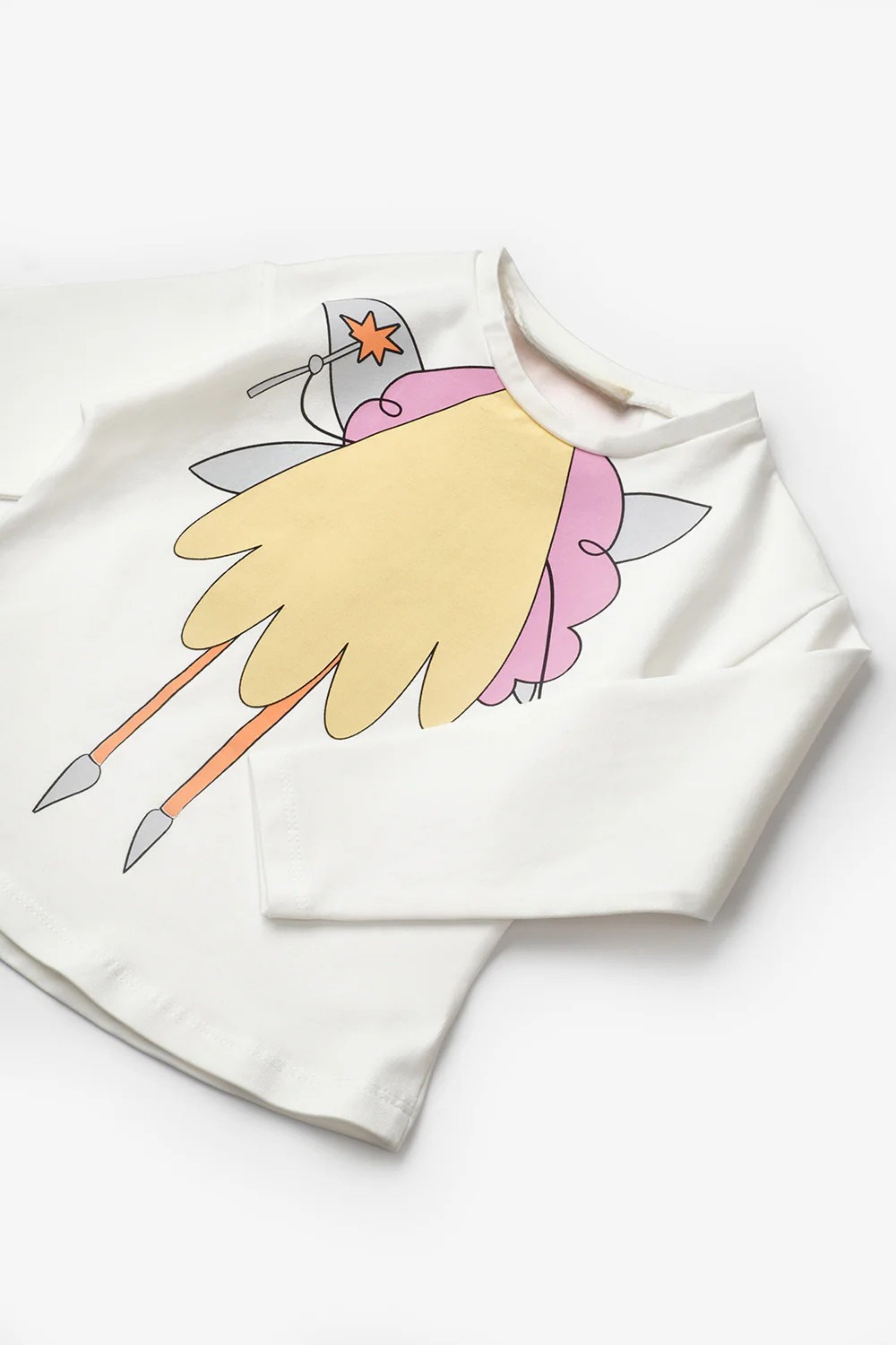 Maglia Bambina Unicorno Bianca