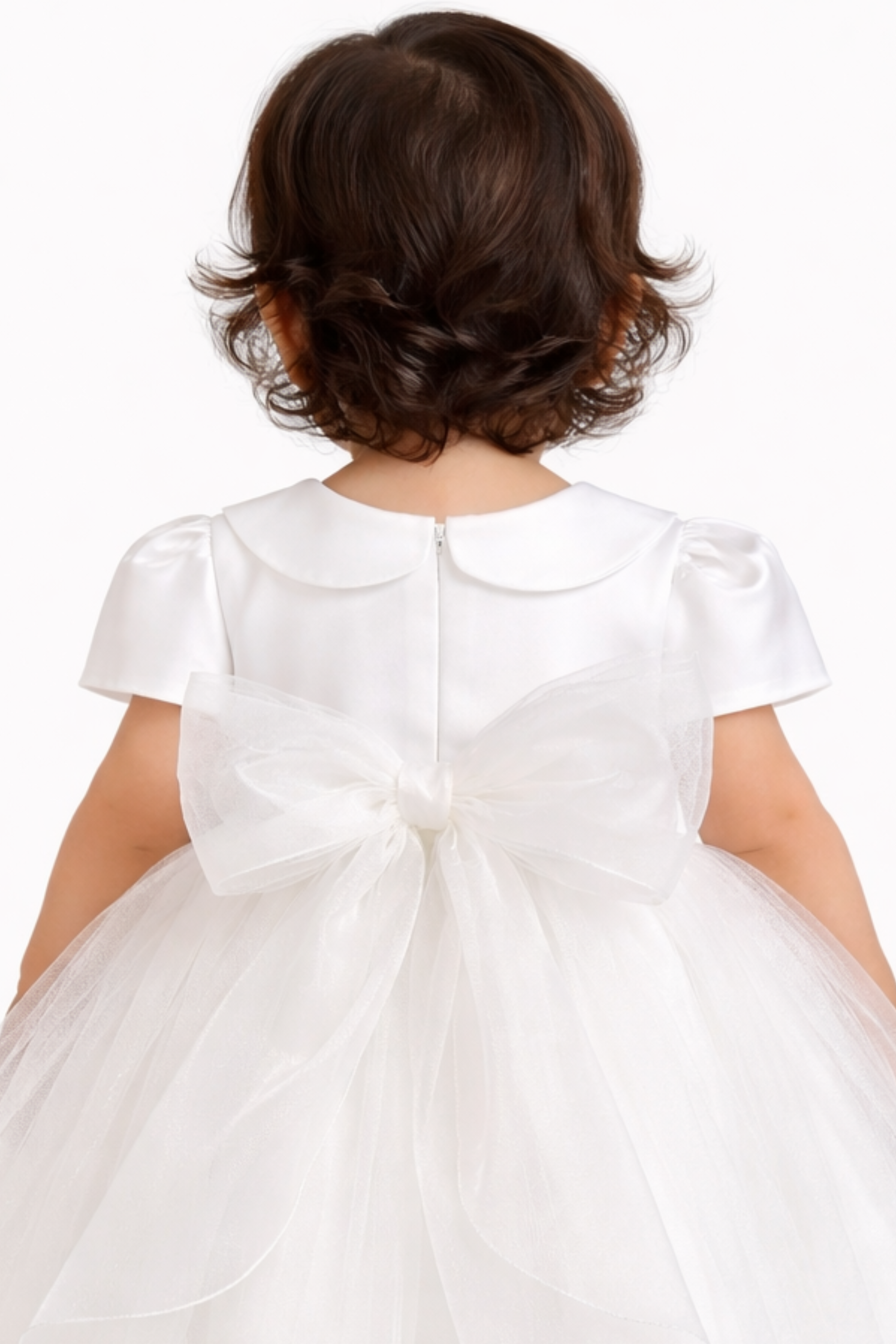 Abito Battesimo Neonata Bianco Parigi