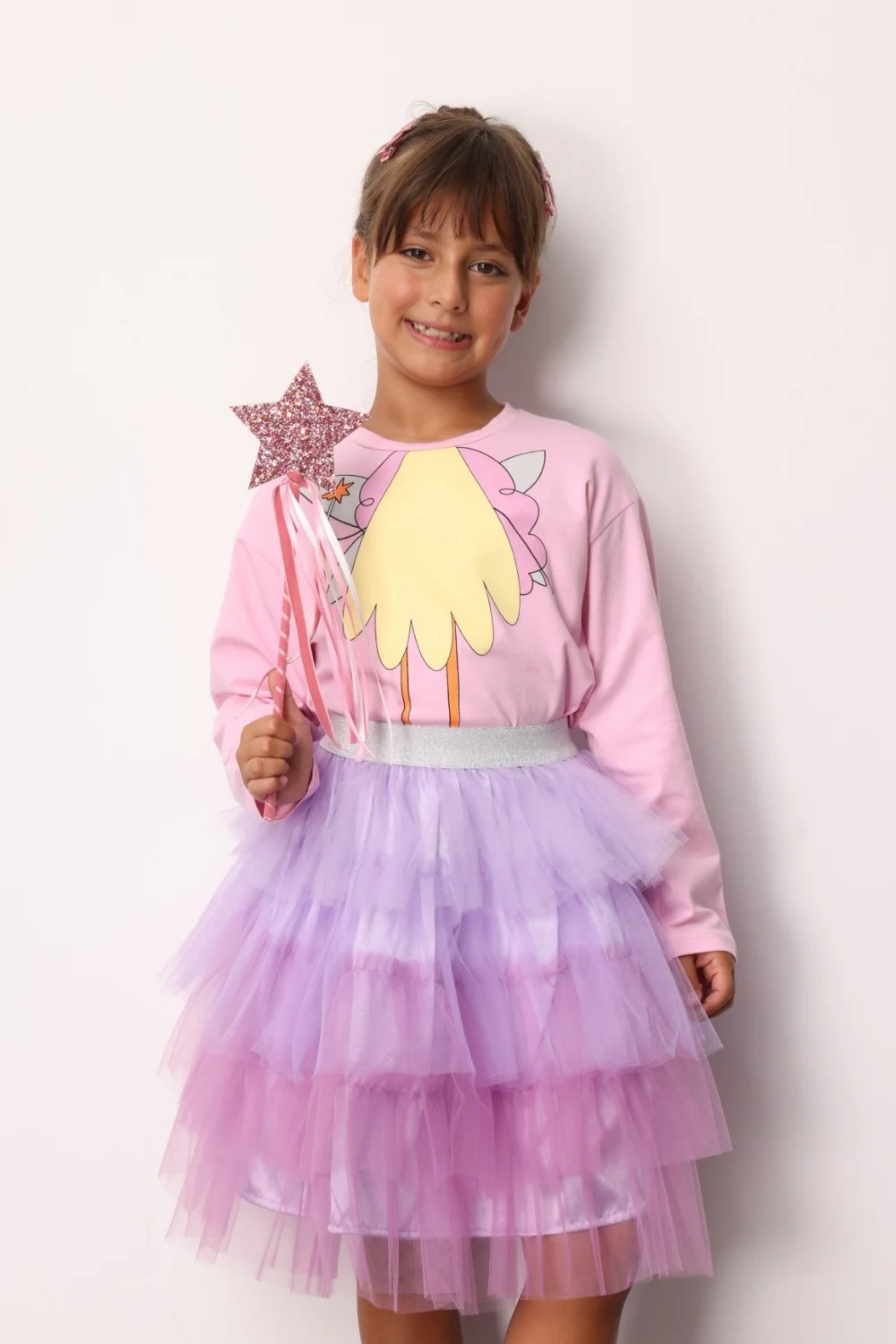 Maglia Bambina Unicorno Rosa