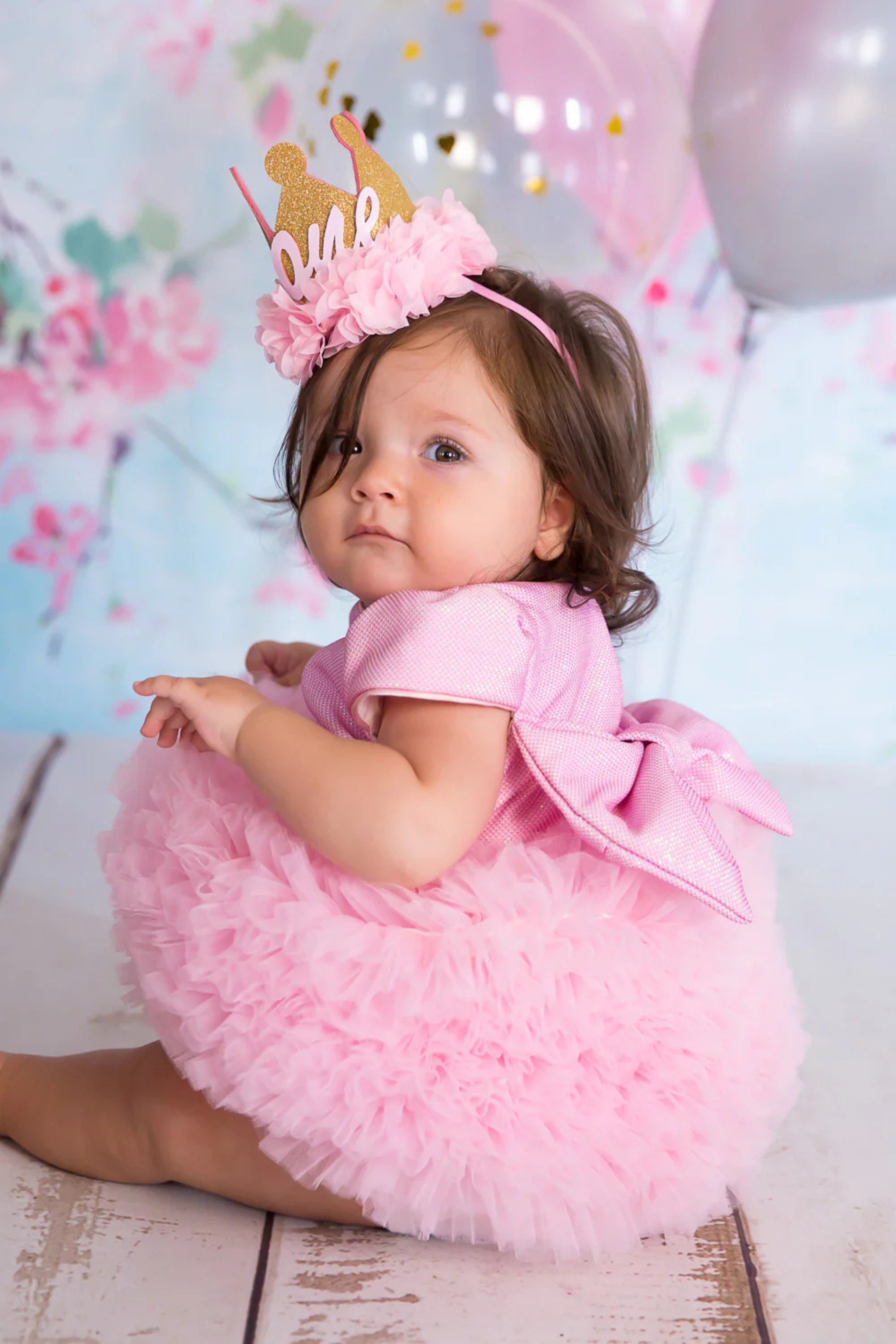 Abito Neonata Palloncino Rosa
