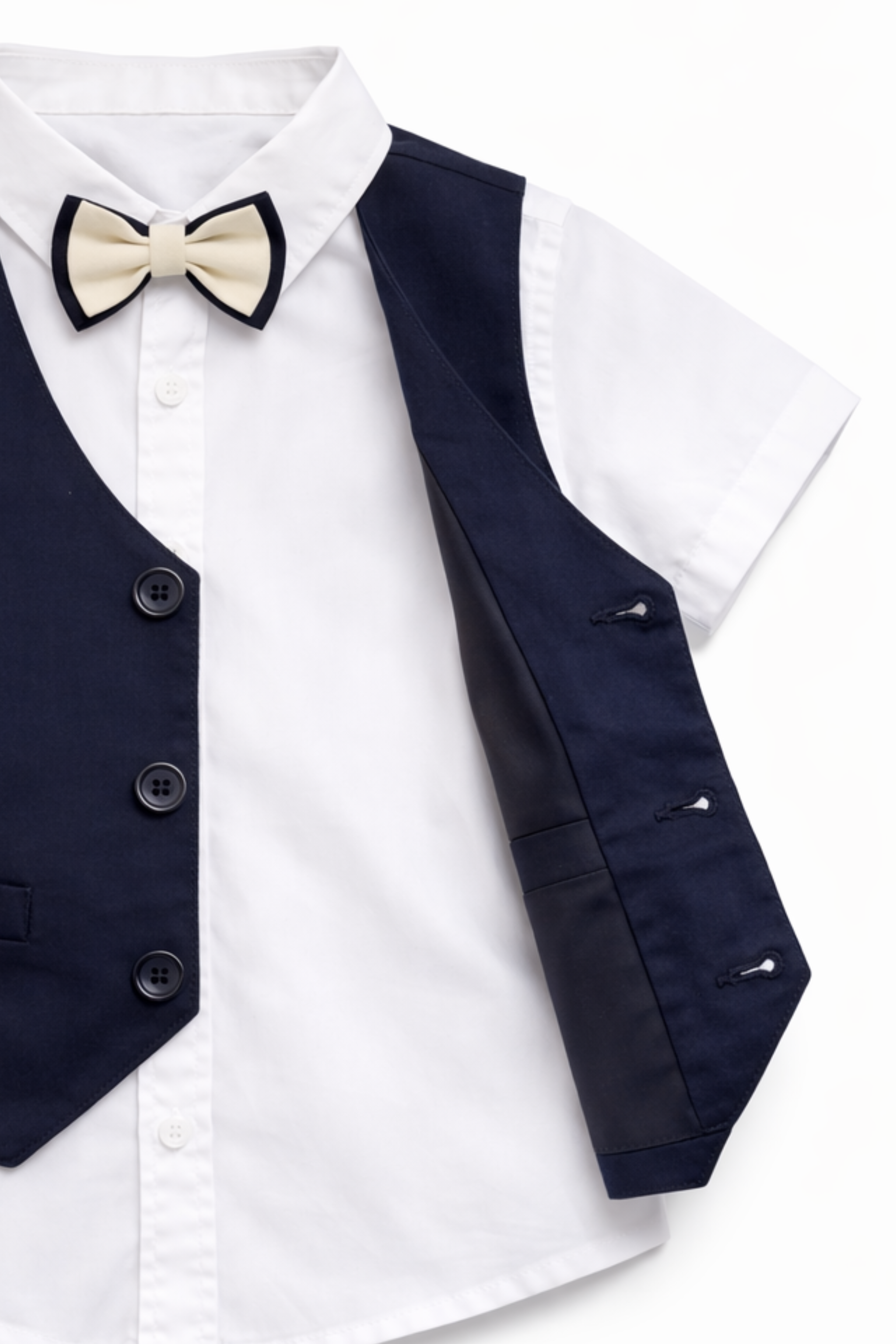 Completo Bambino 4 Pezzi Cotone Blu