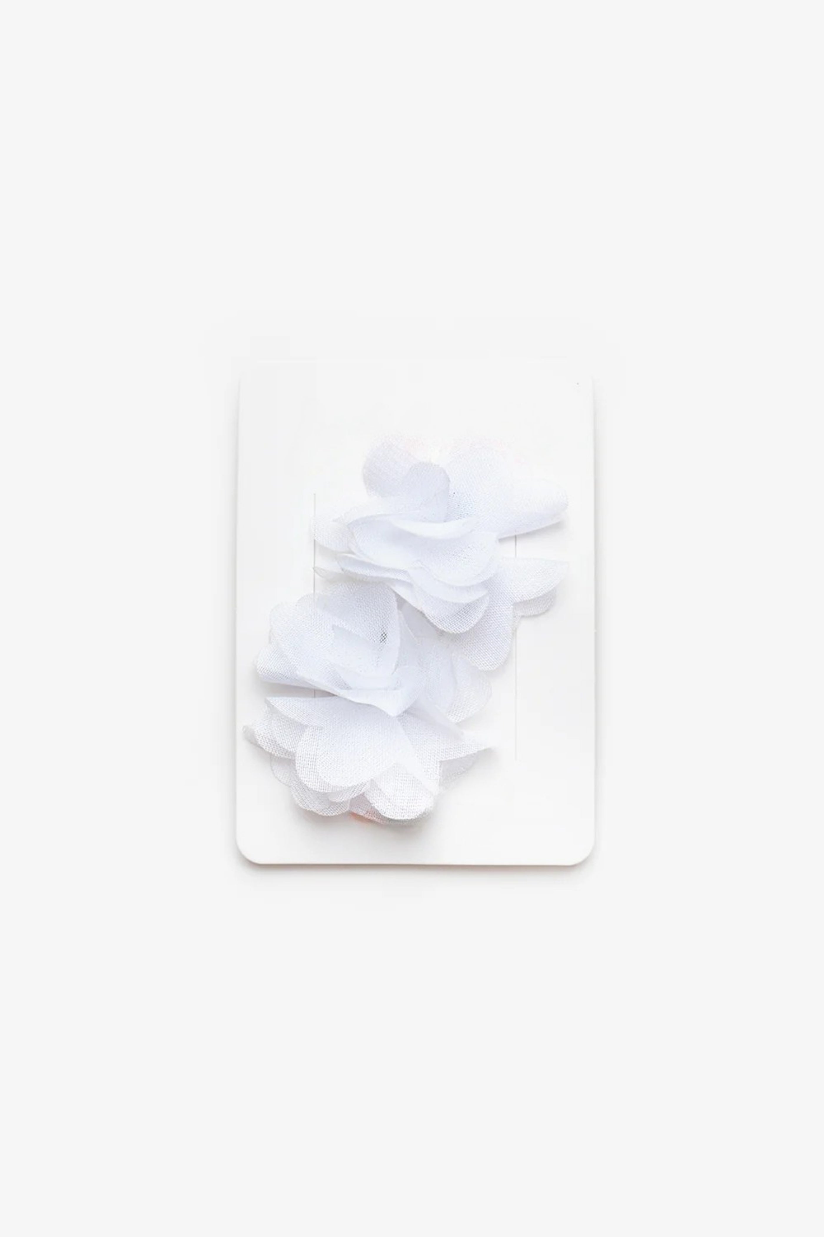 Fermagli Neonata Rose Bianco