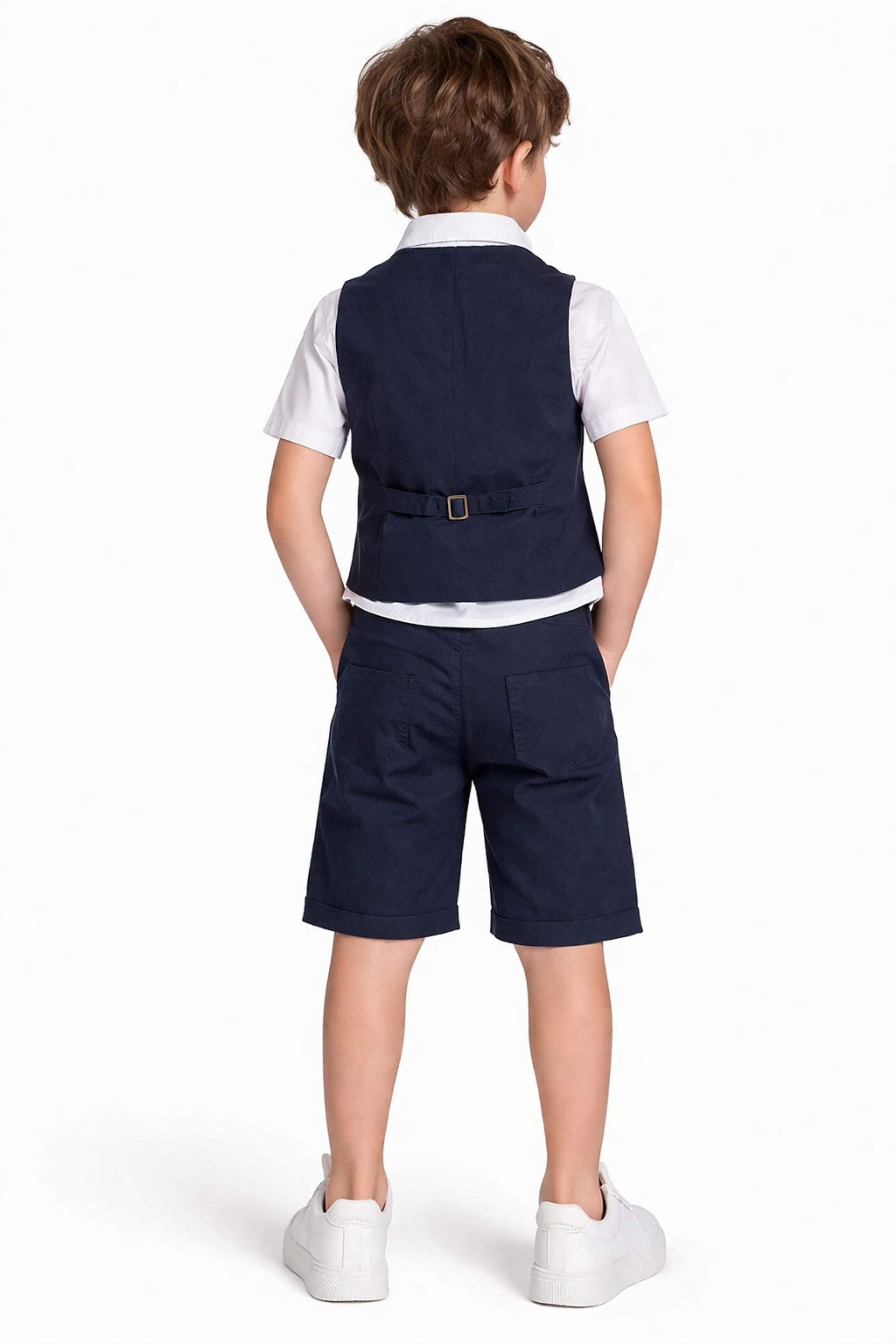 Completo Bambino 4 Pezzi Cotone Blu