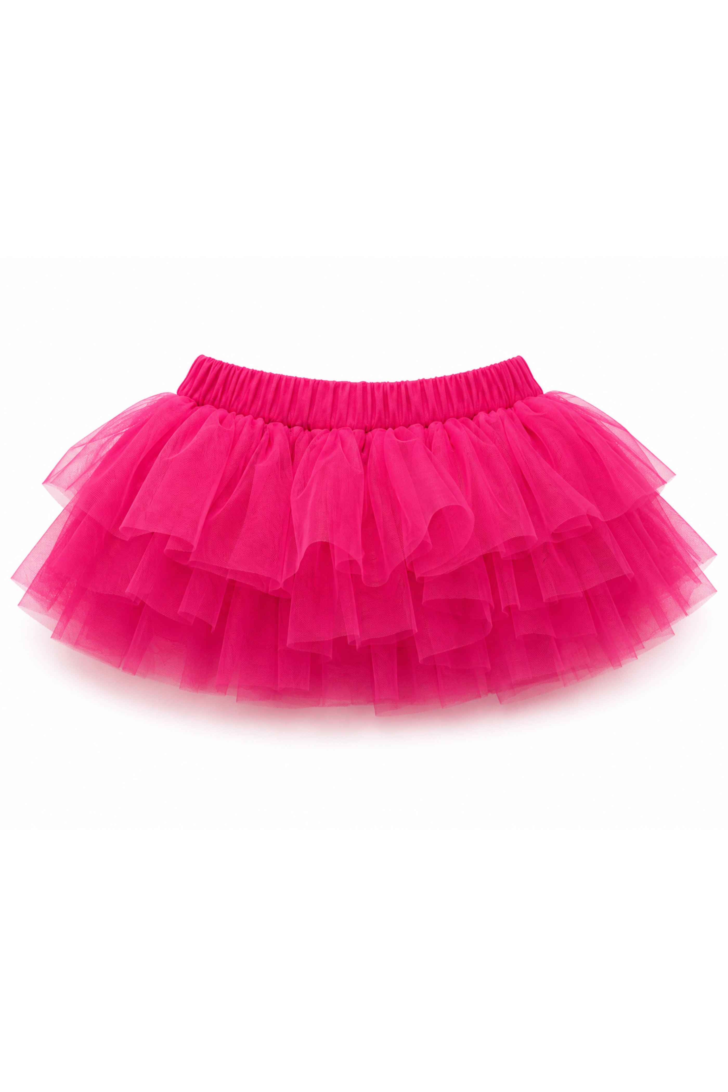 Gonna Neonata Tulle Fucsia