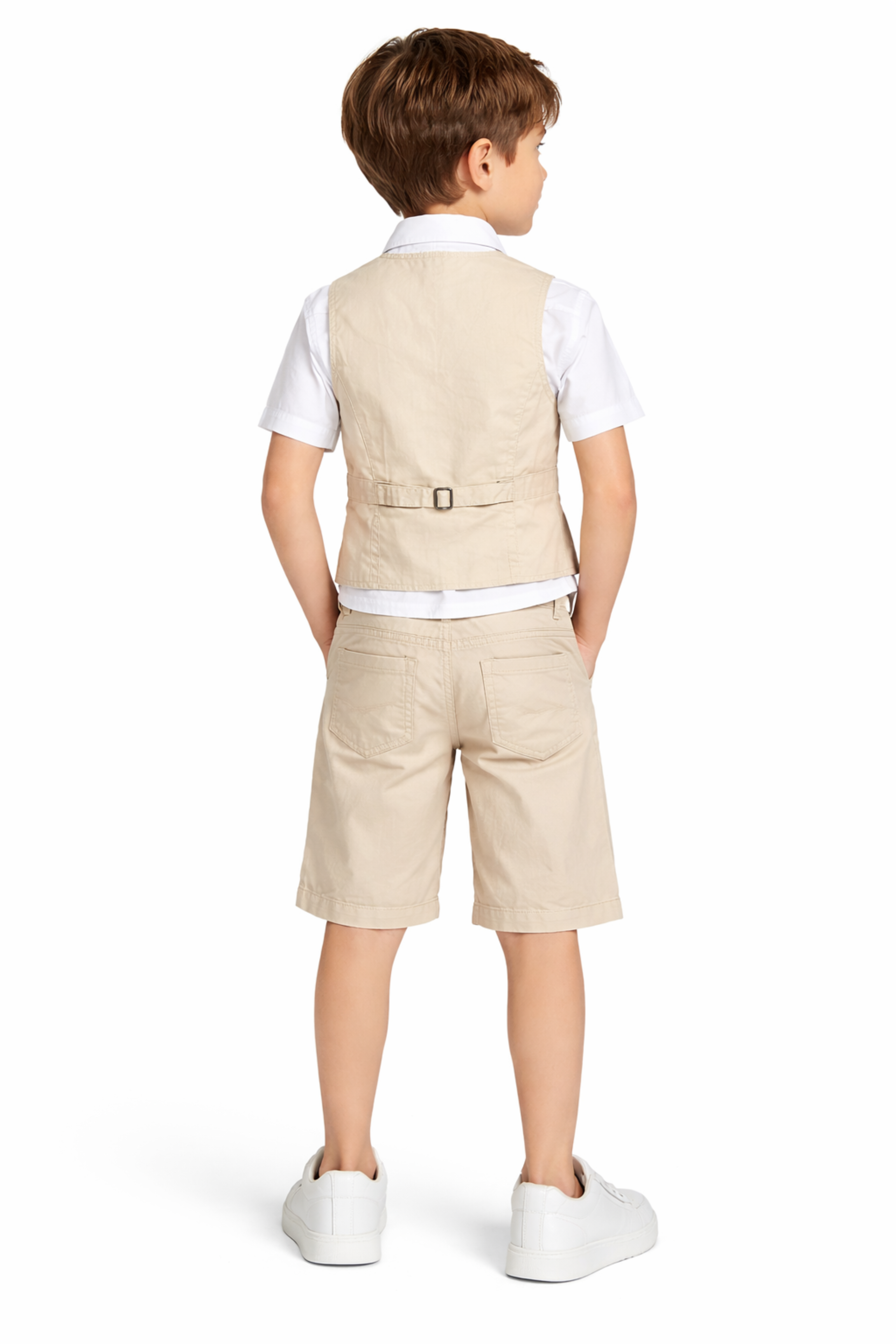 Completo Bambino 4 Pezzi Cotone Beige