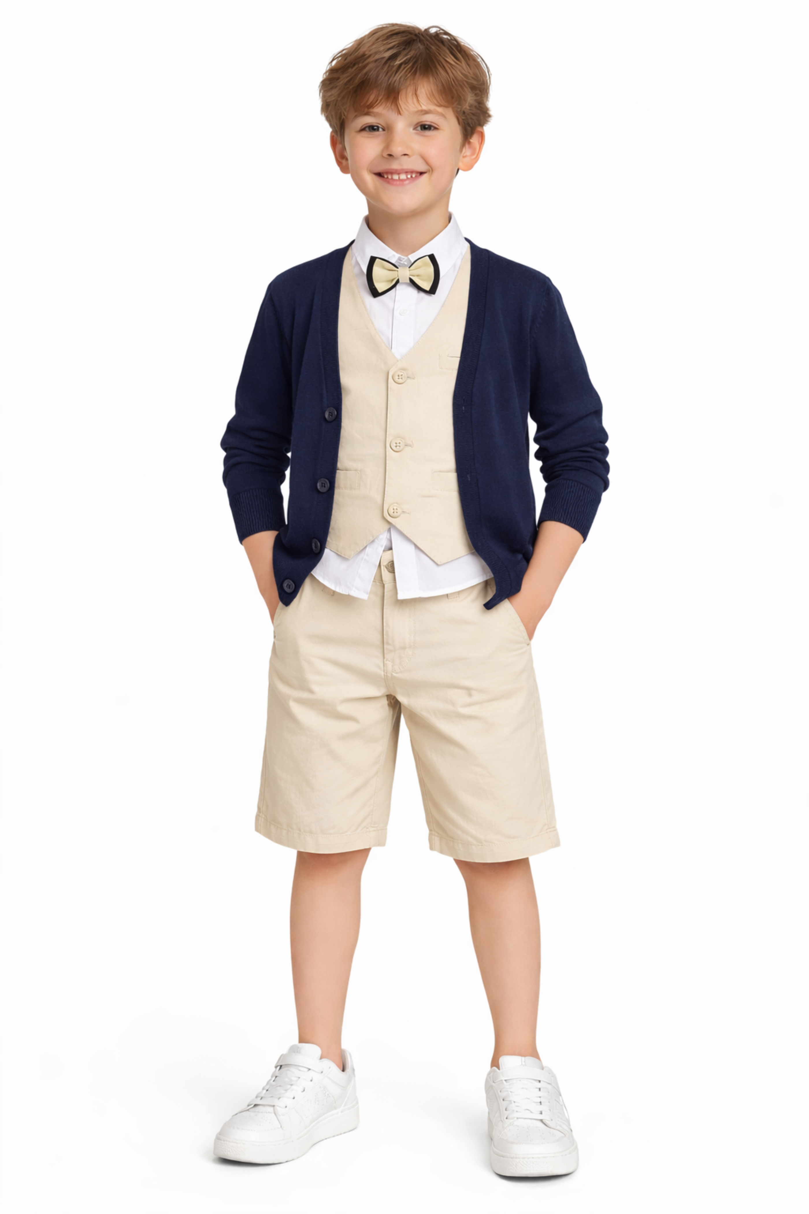 Cardigan Elegante Bambino Blu