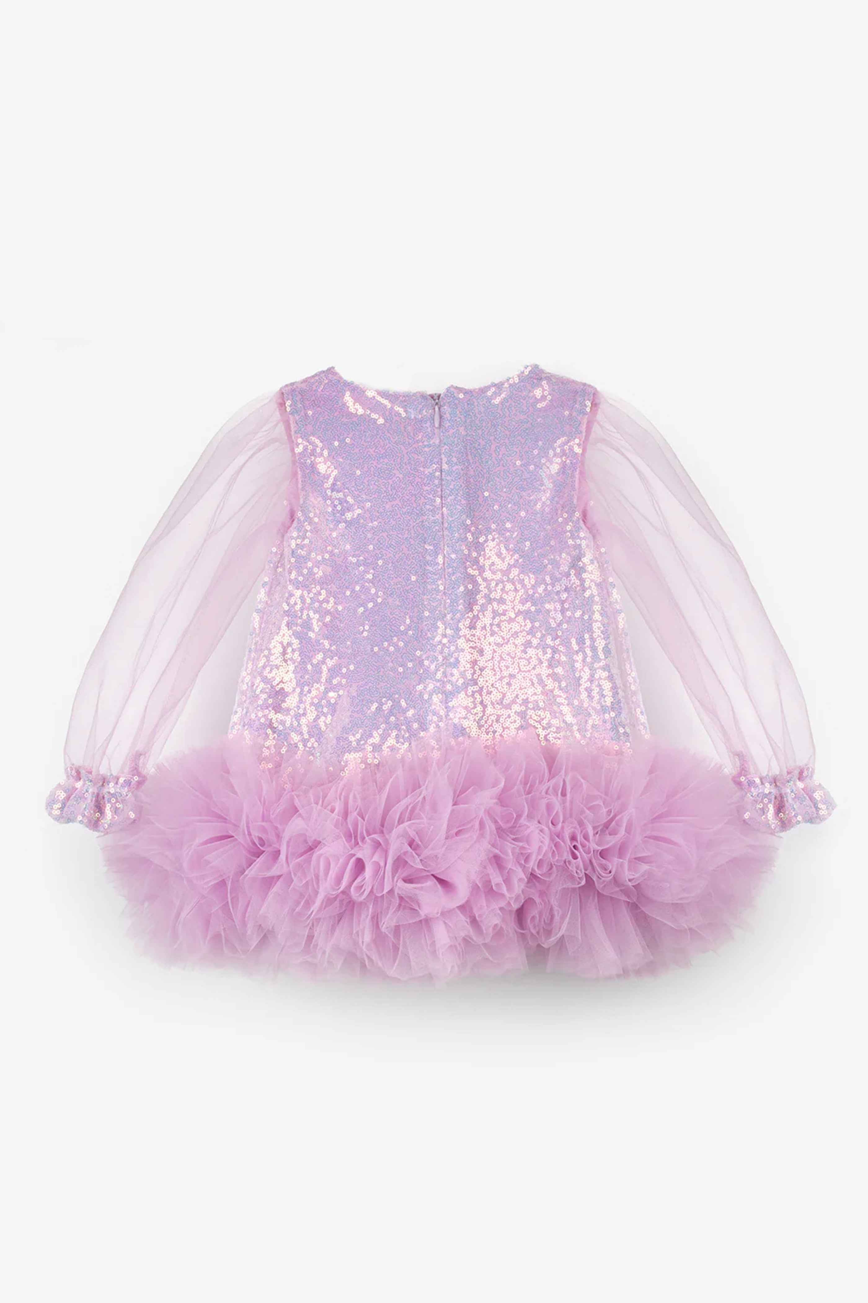 Abito Neonata Paillettes Glicine