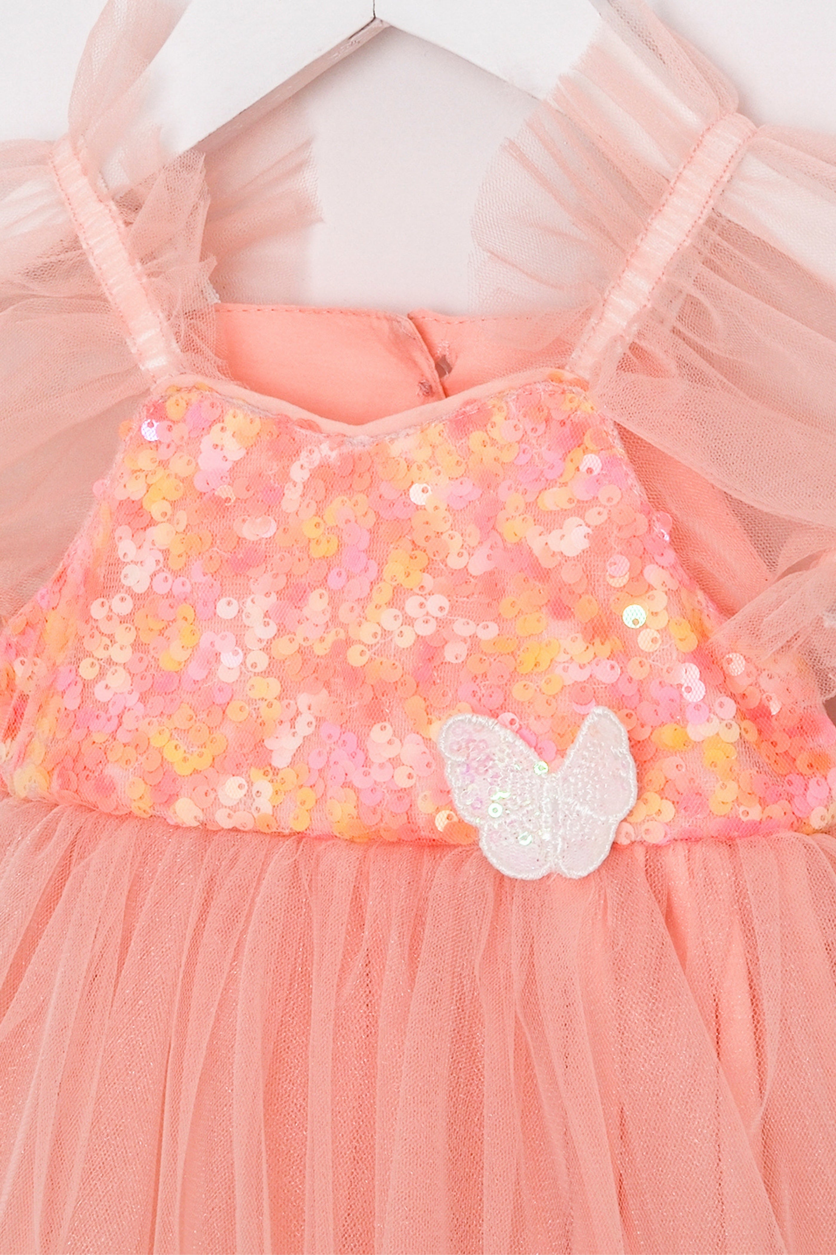 Abito Body Neonata Pesca