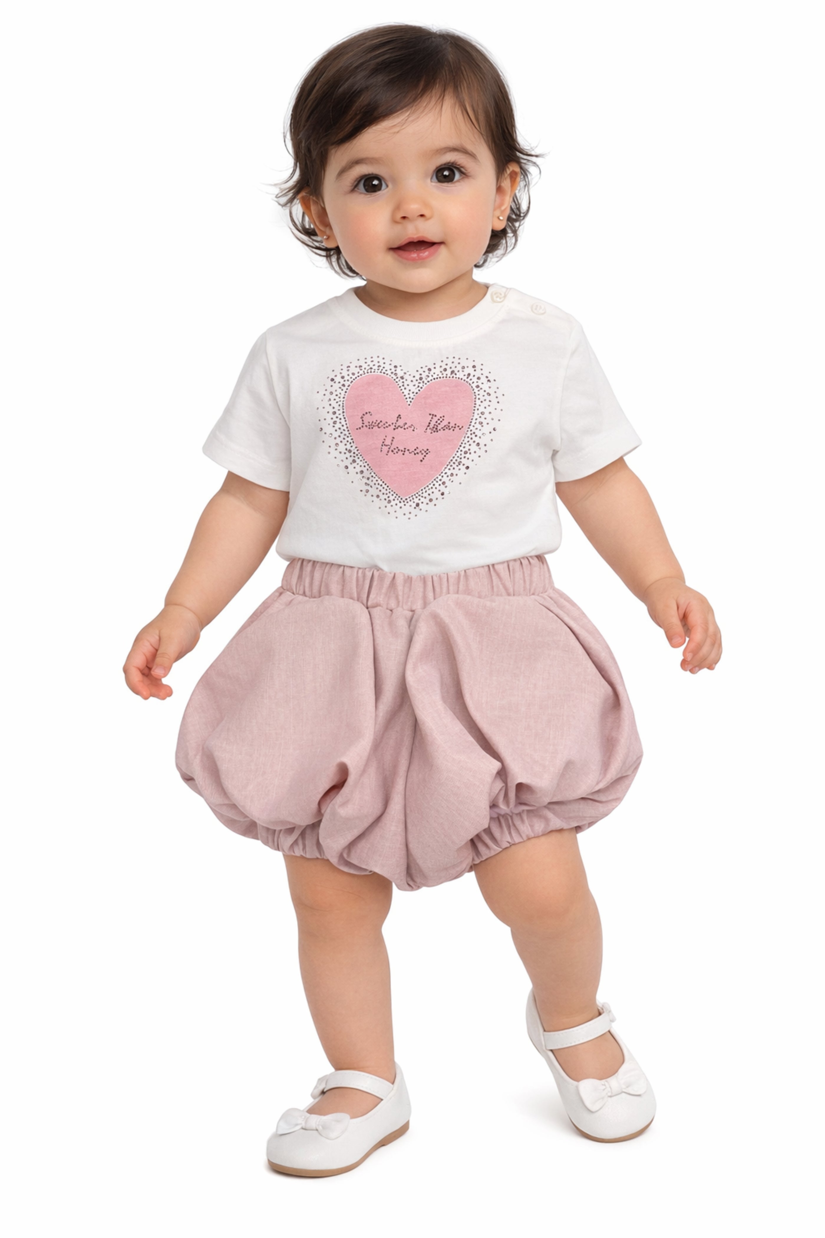 Coordinato Bambina Balloon Rosa