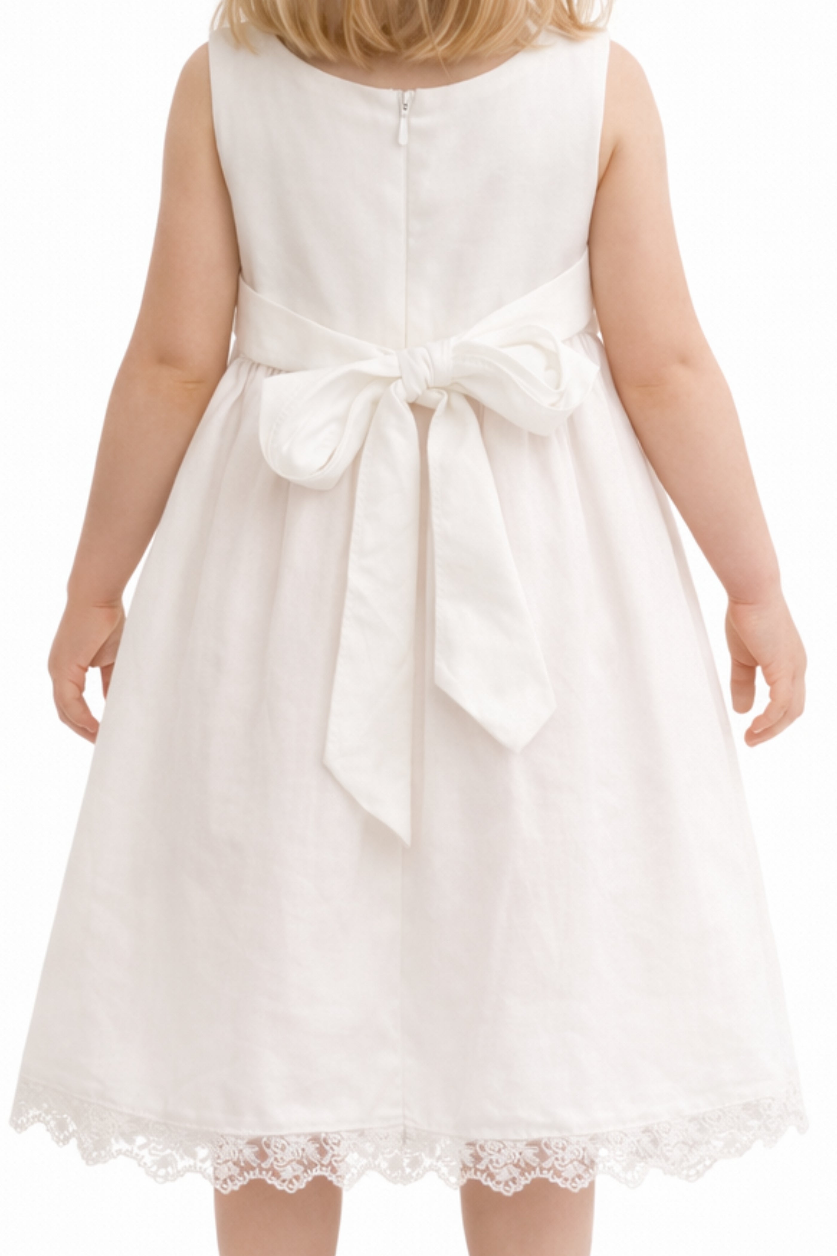 Abito Neonata e Bambina Tulle Bianco