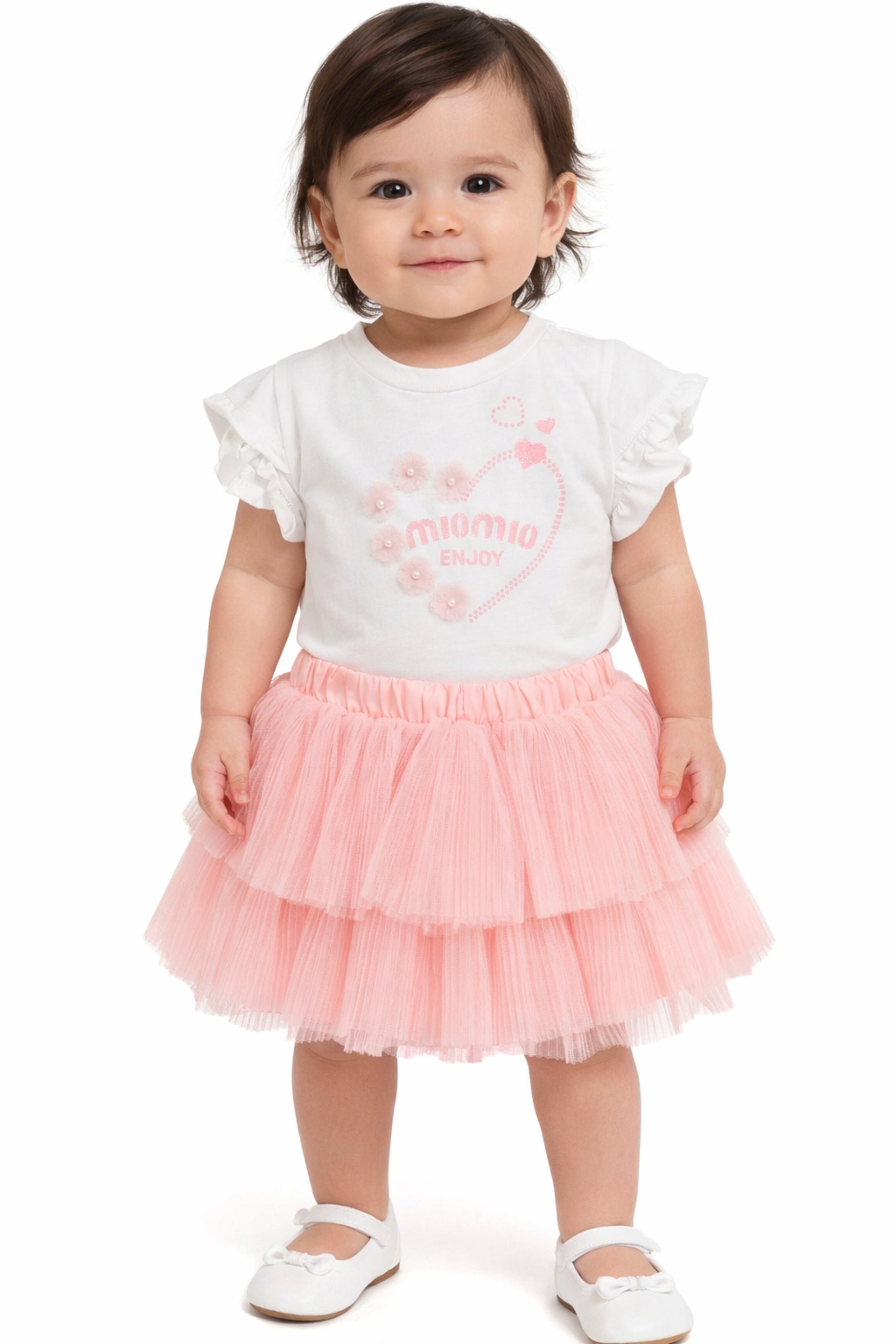 Coordinato Neonata Romantic Rosa