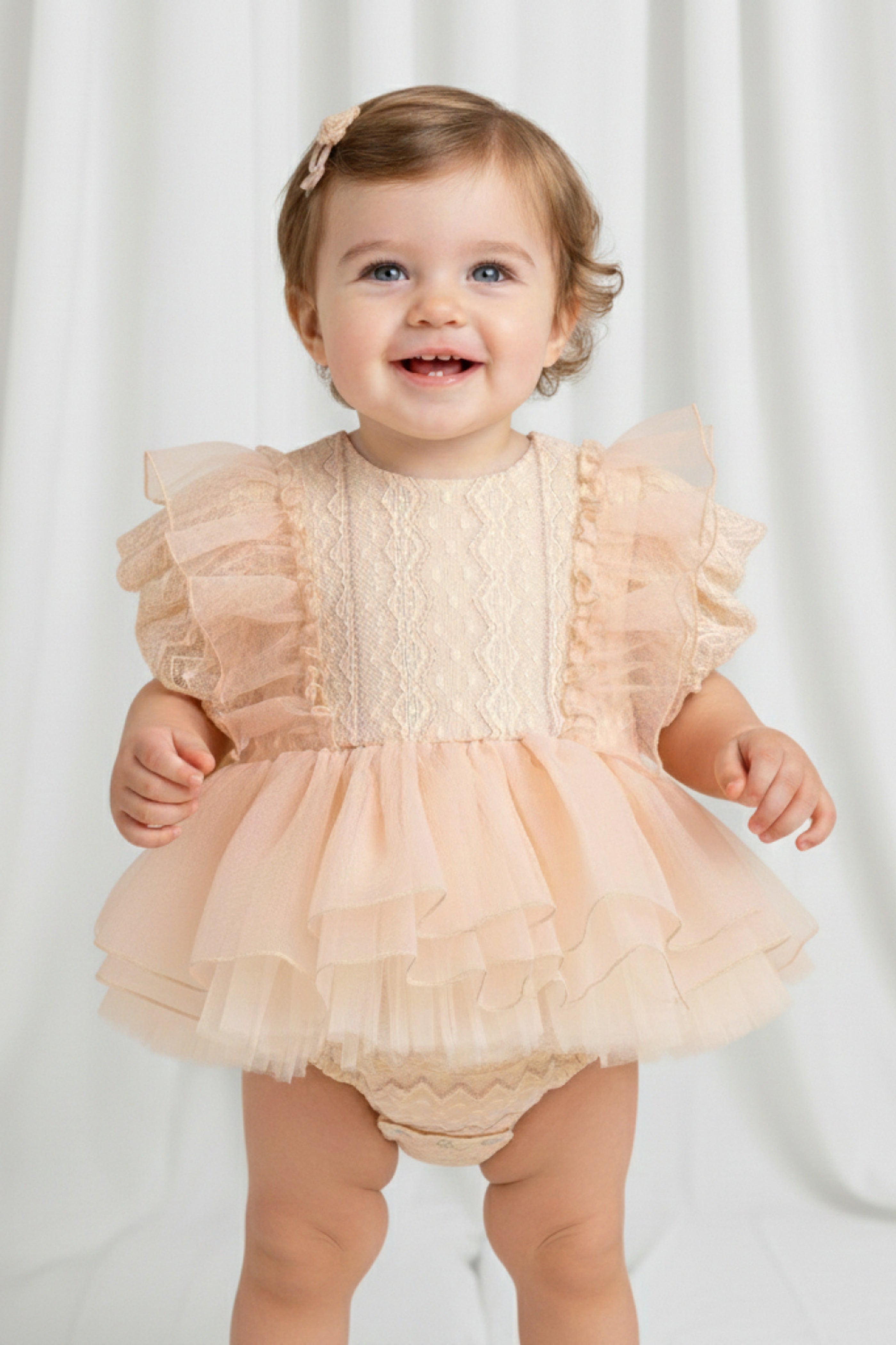 Body Neonata Tulipani Pesca