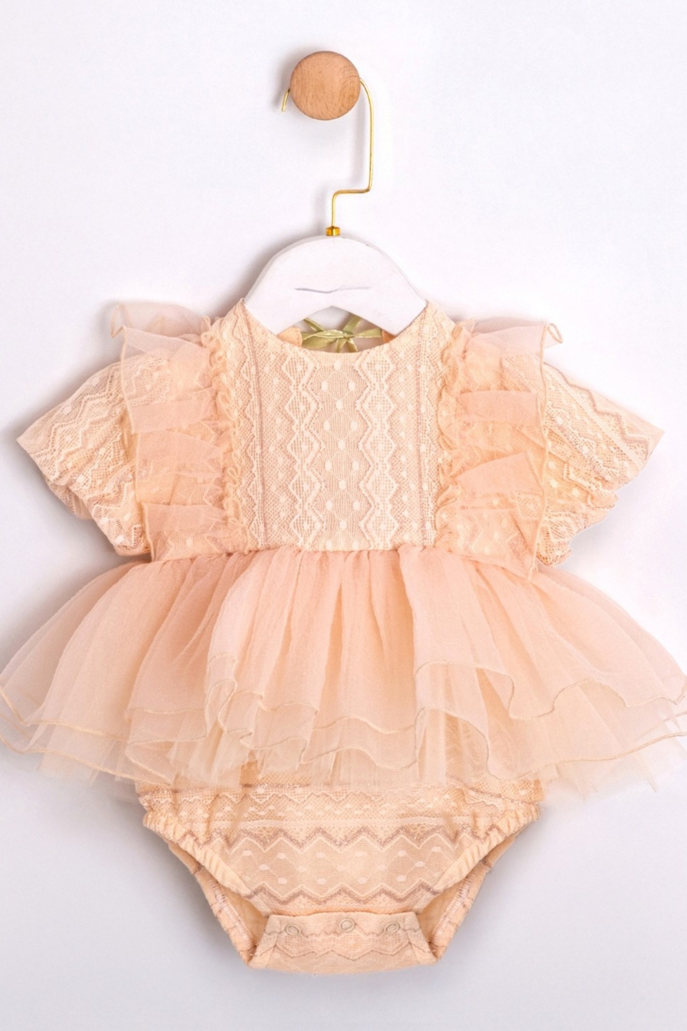 Body Neonata Tulipani Pesca