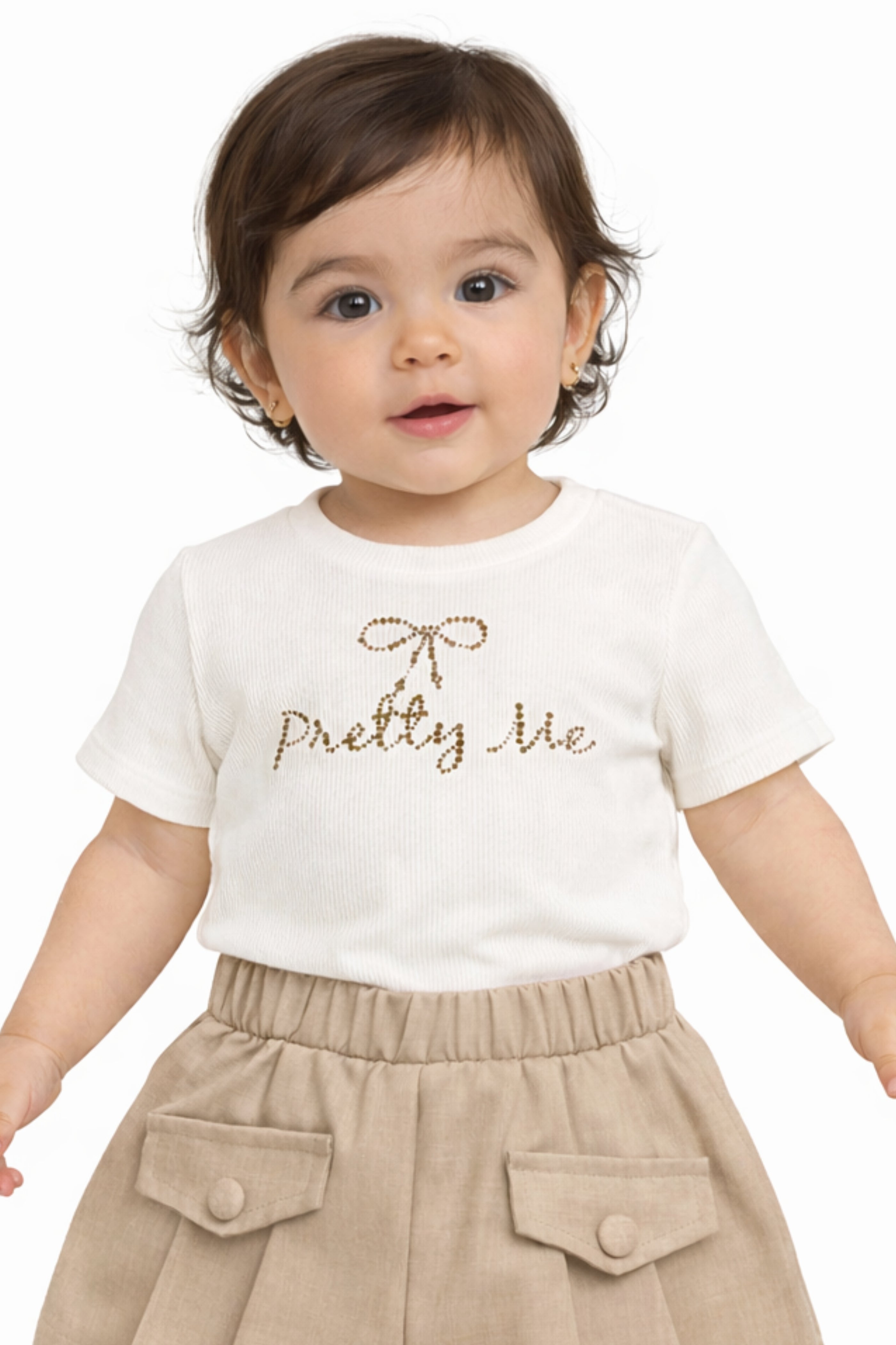 Coordinato Bambina Pretty Me Beige