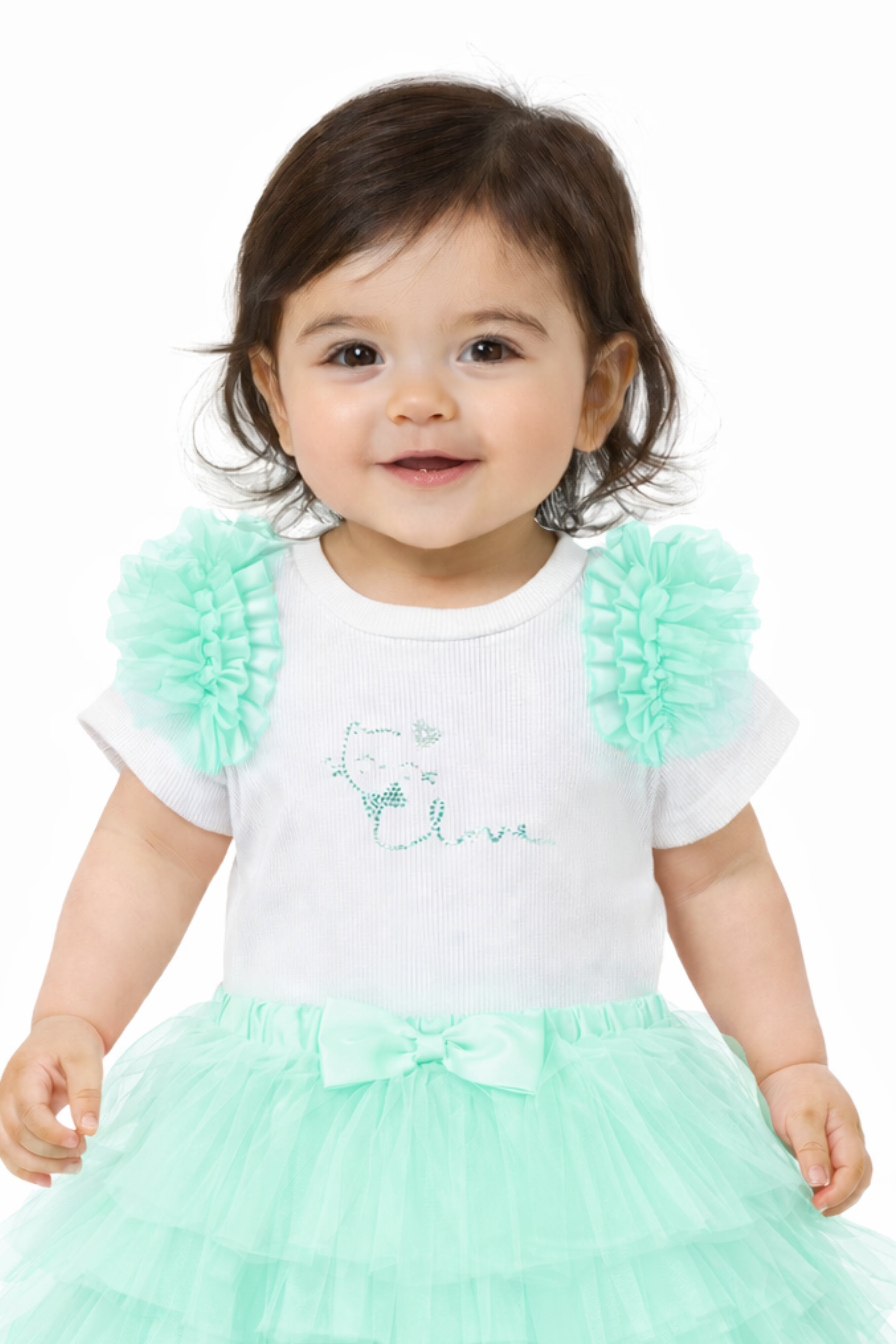 Completo Neonata Tulle Tiffany