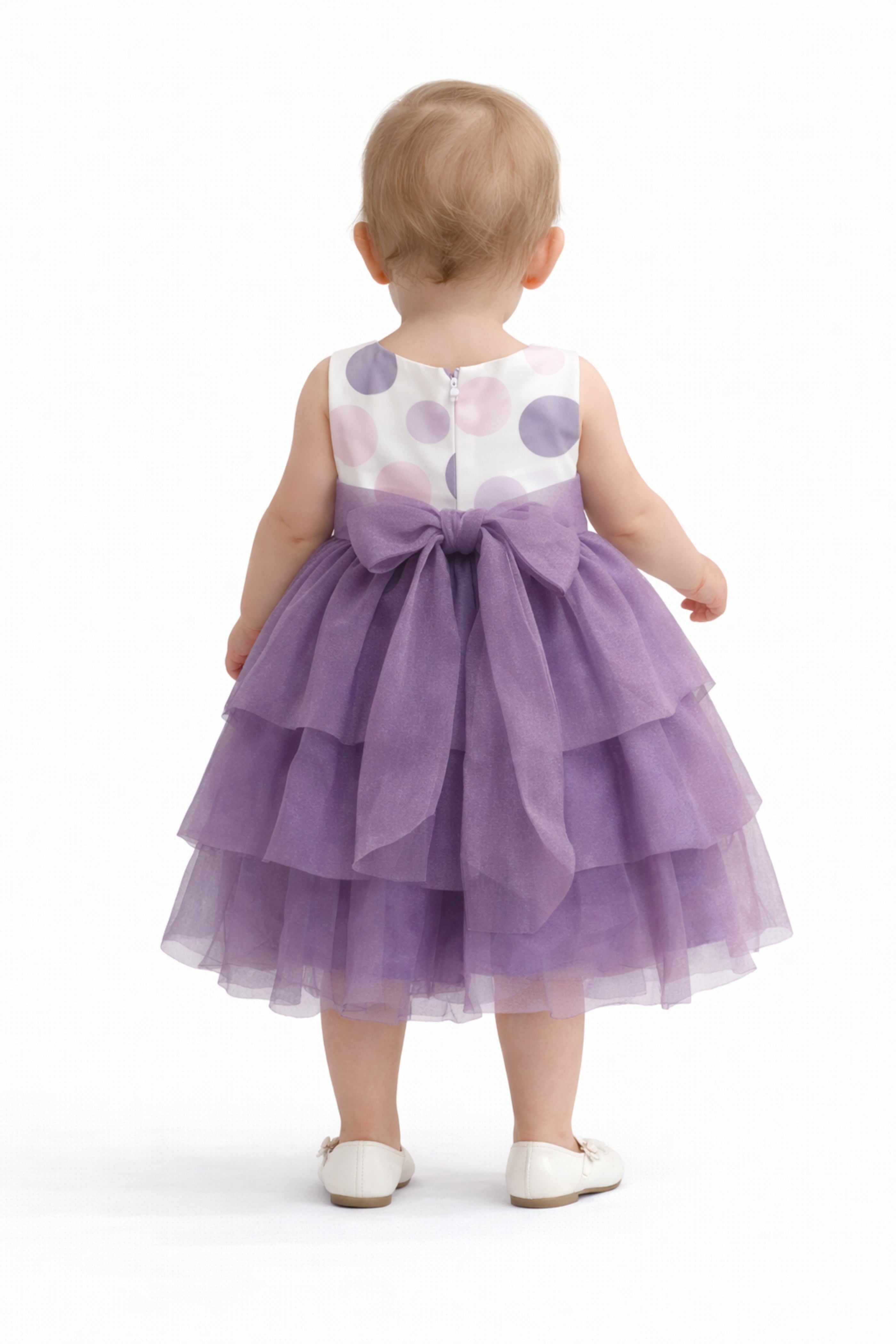 Abito Neonata Pois Glicine