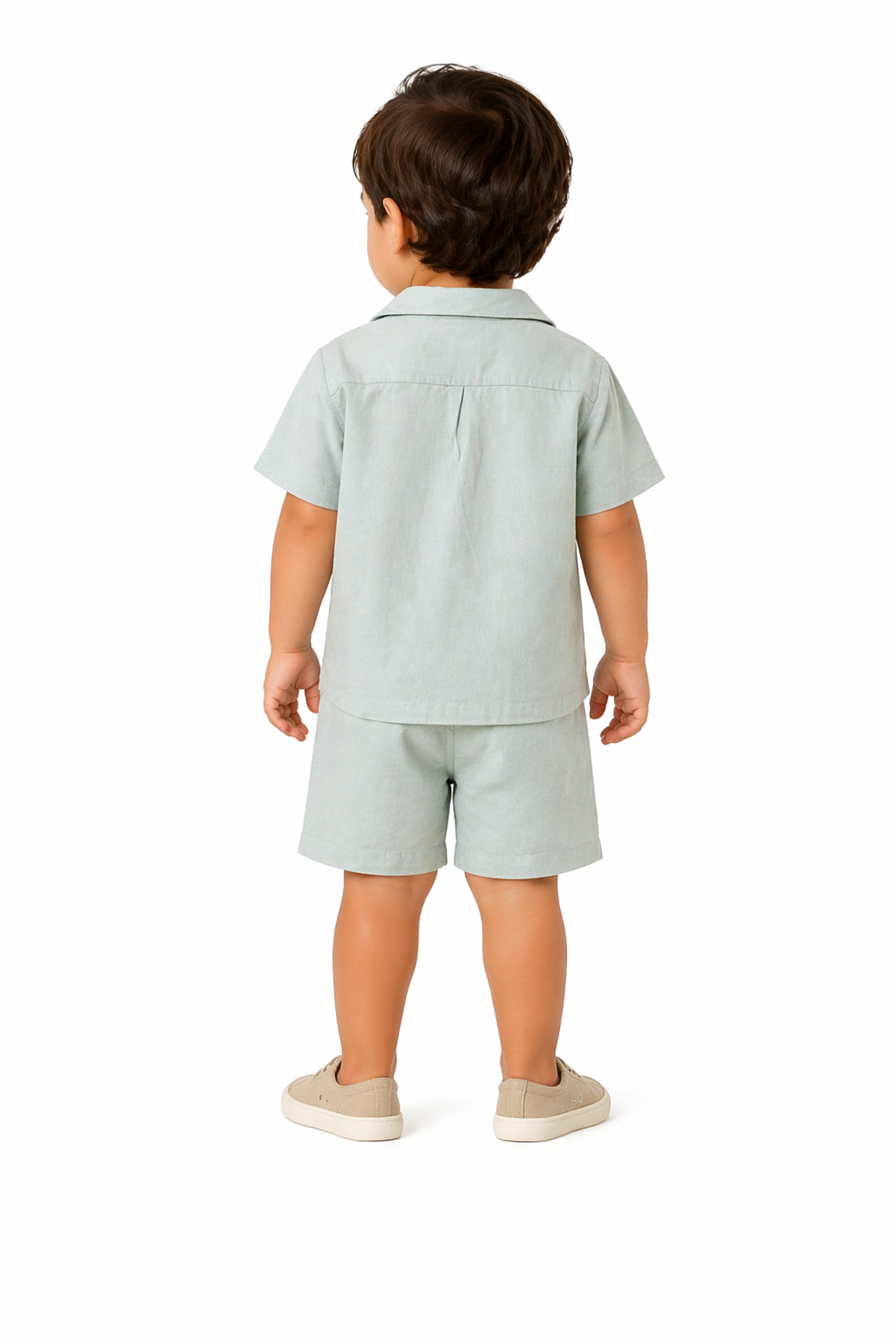 Completo Neonato Due Pezzi Verde Salvia