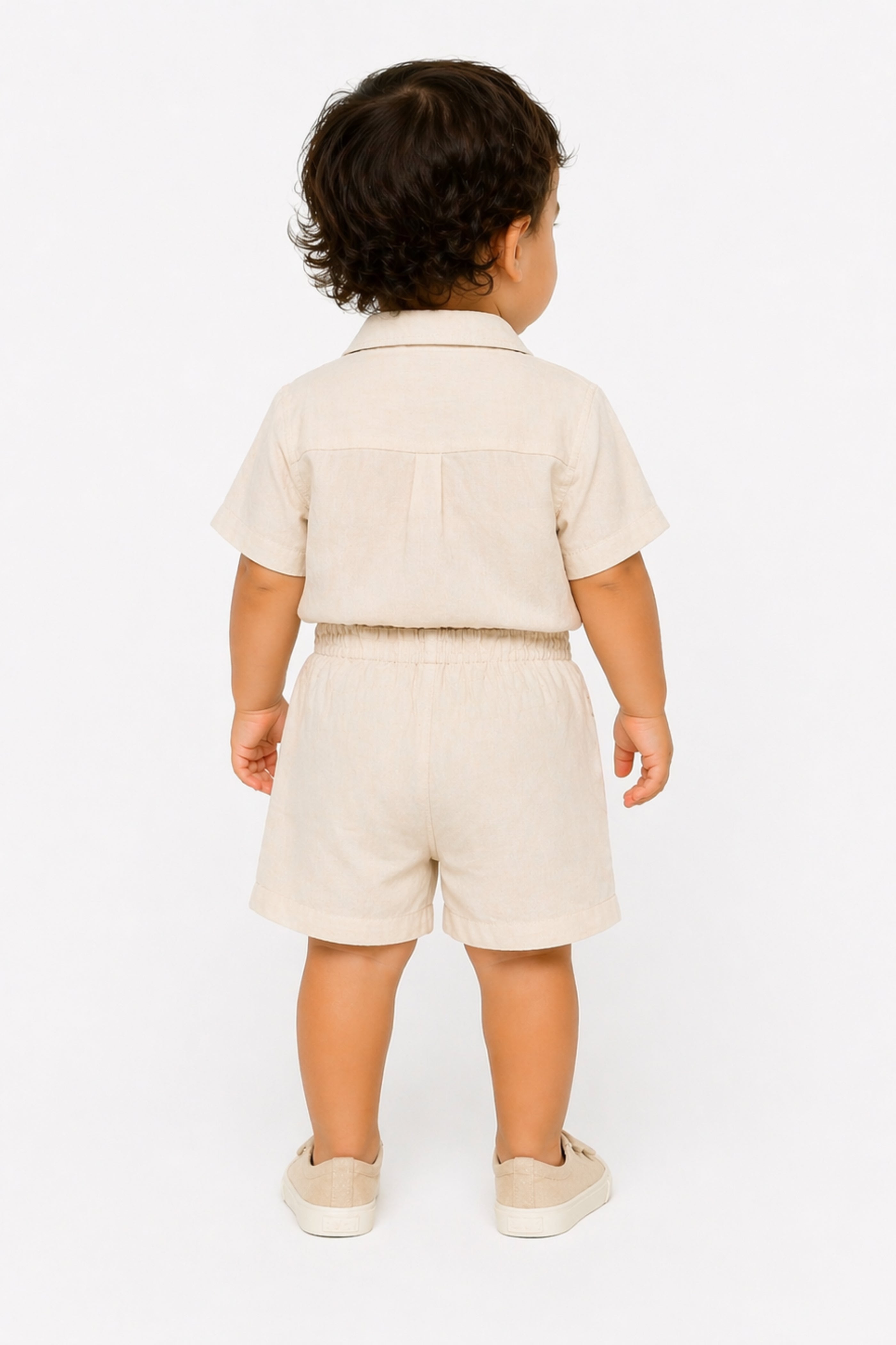 Completo Neonato Due Pezzi Beige