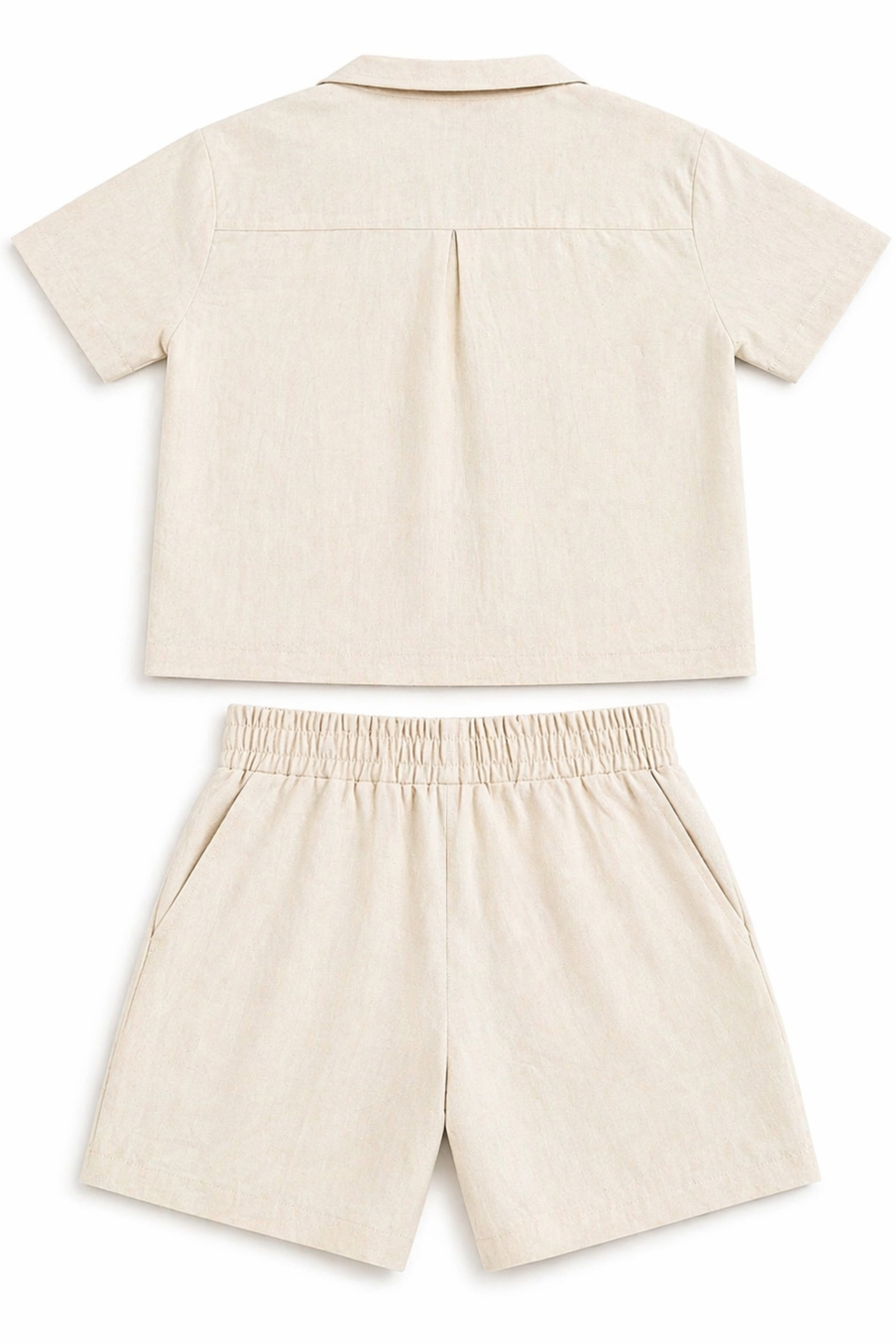 Completo Neonato Due Pezzi Beige