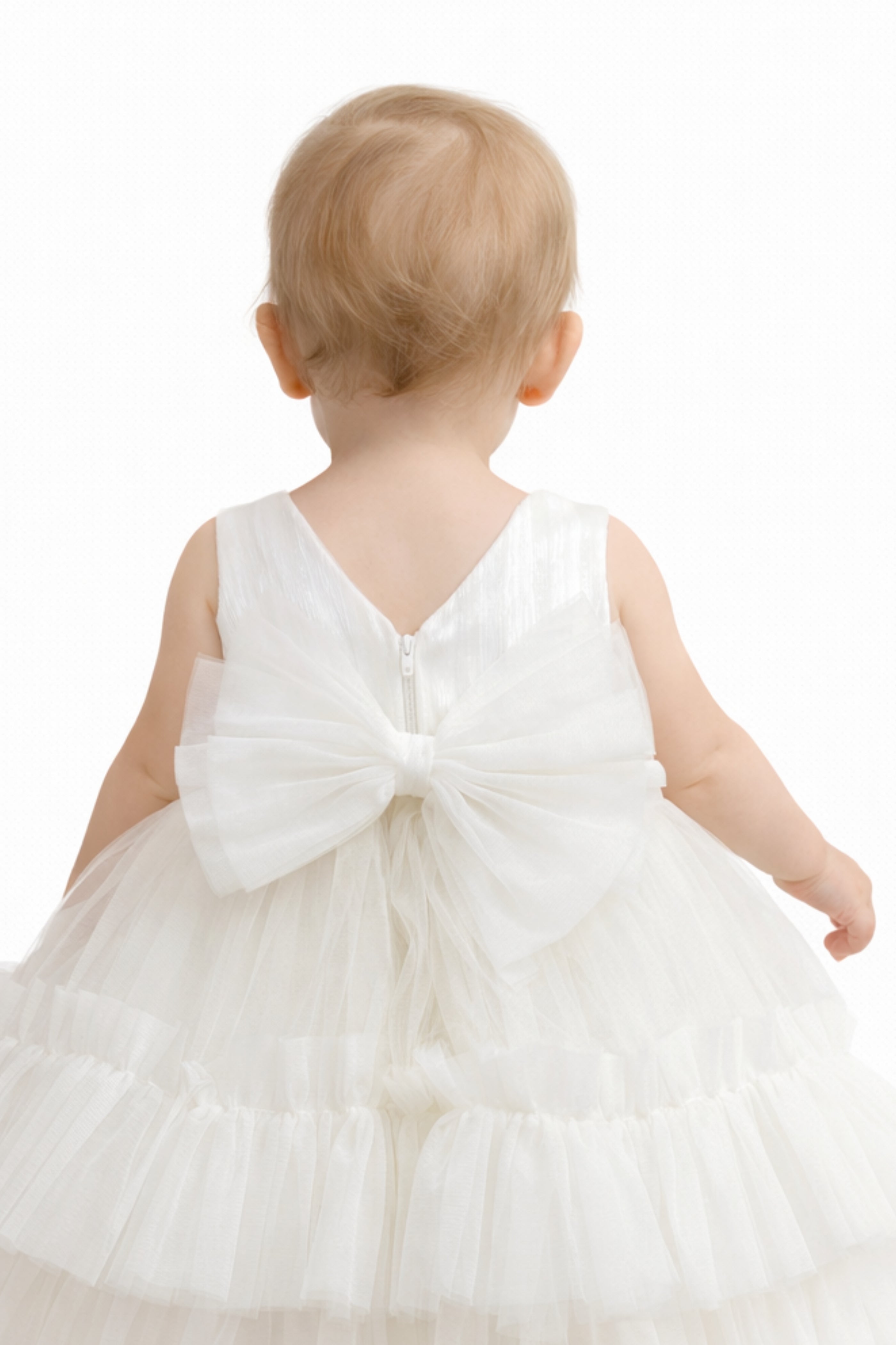 Abito Neonata Bianco Fiori