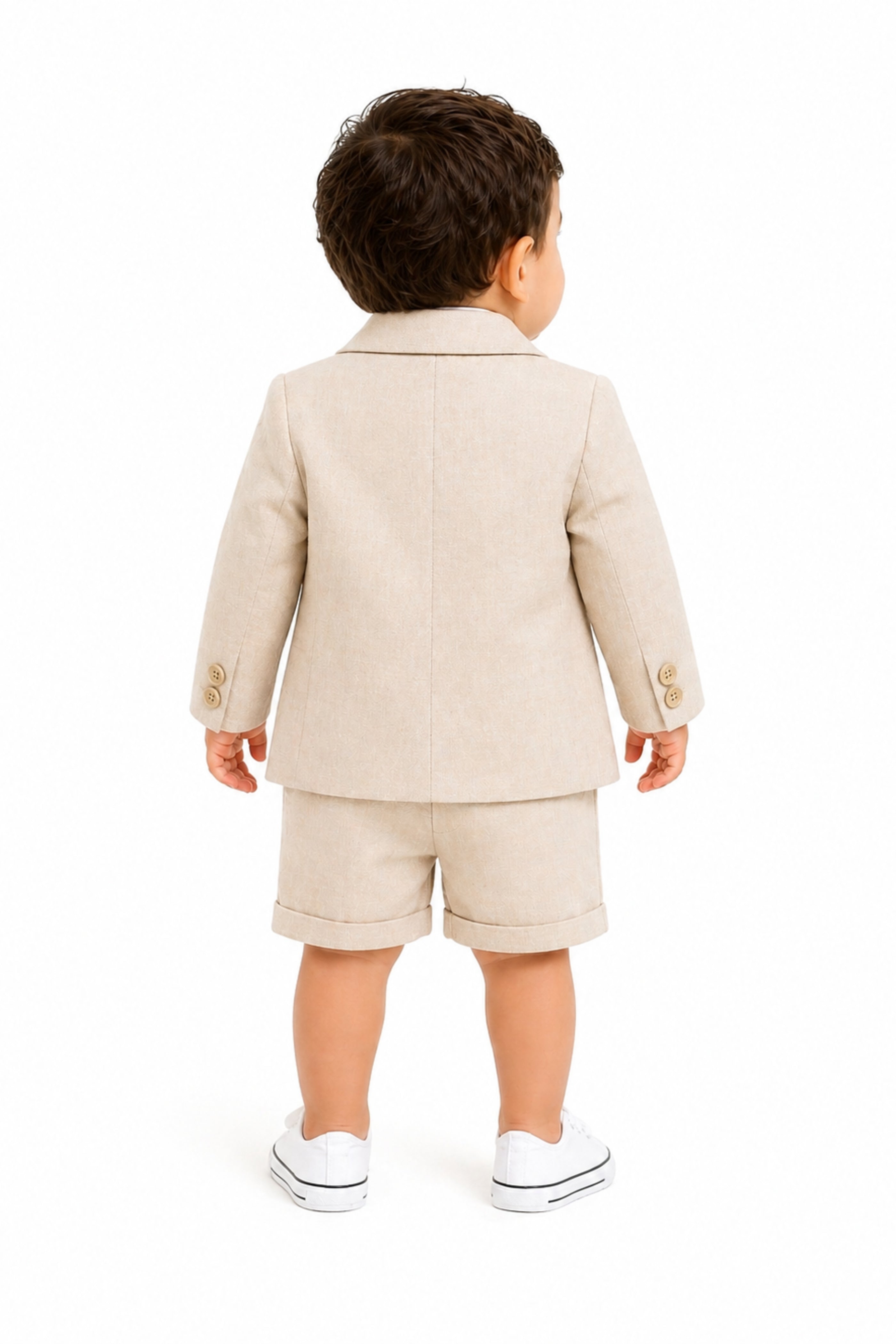 Bermuda Battesimo Bimbo Beige
