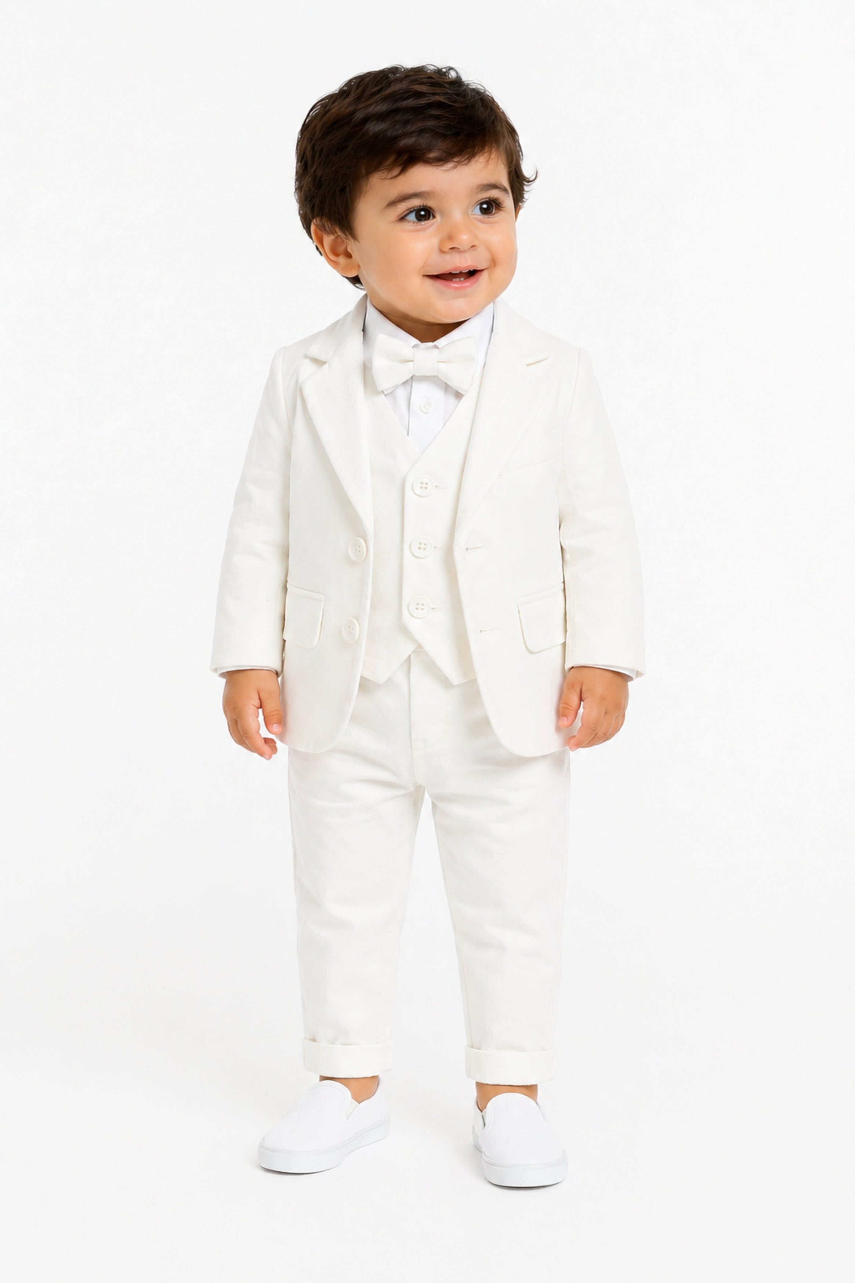Pantalone Battesimo Bimbo Bianco