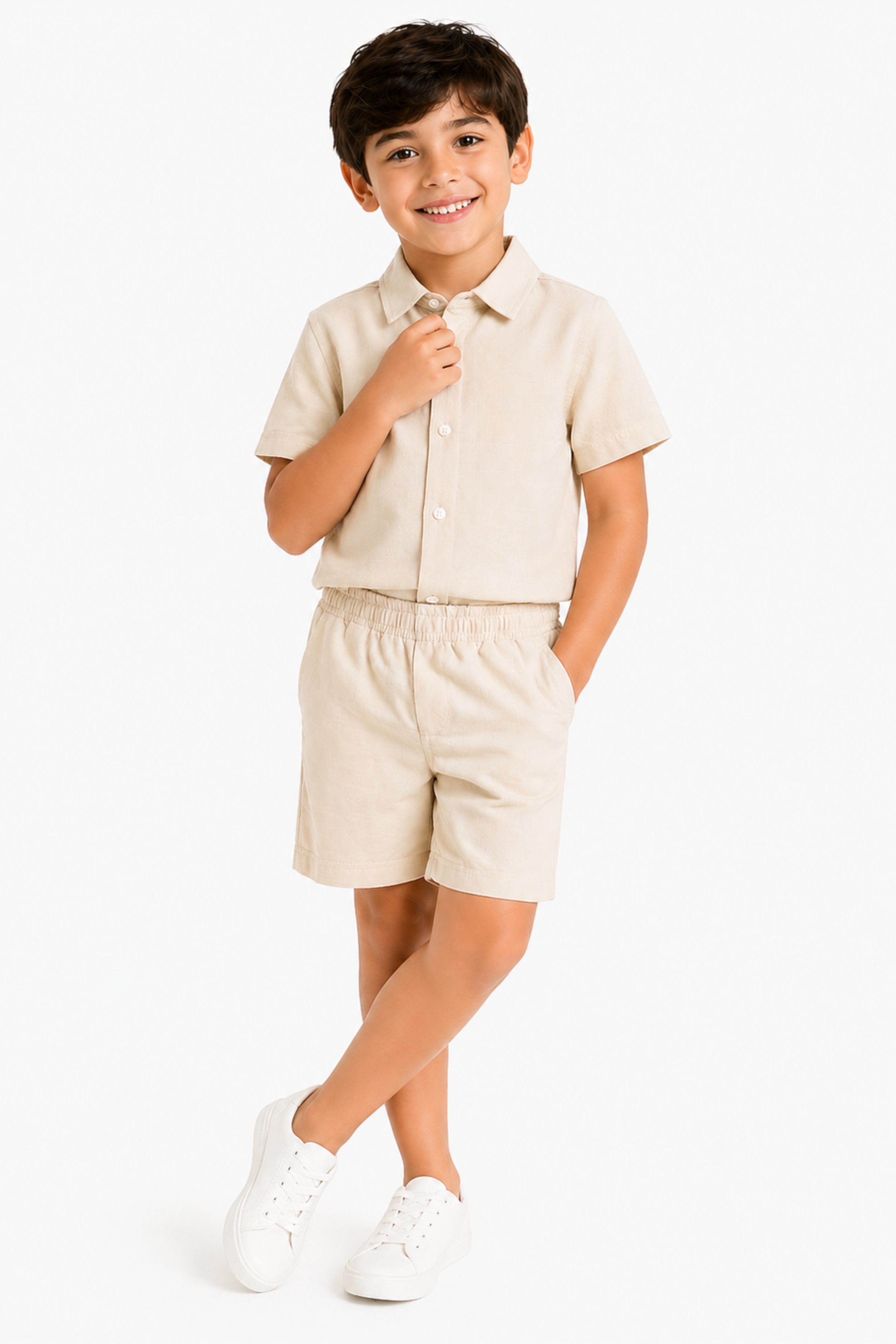 Completo Bambino Oversize Beige