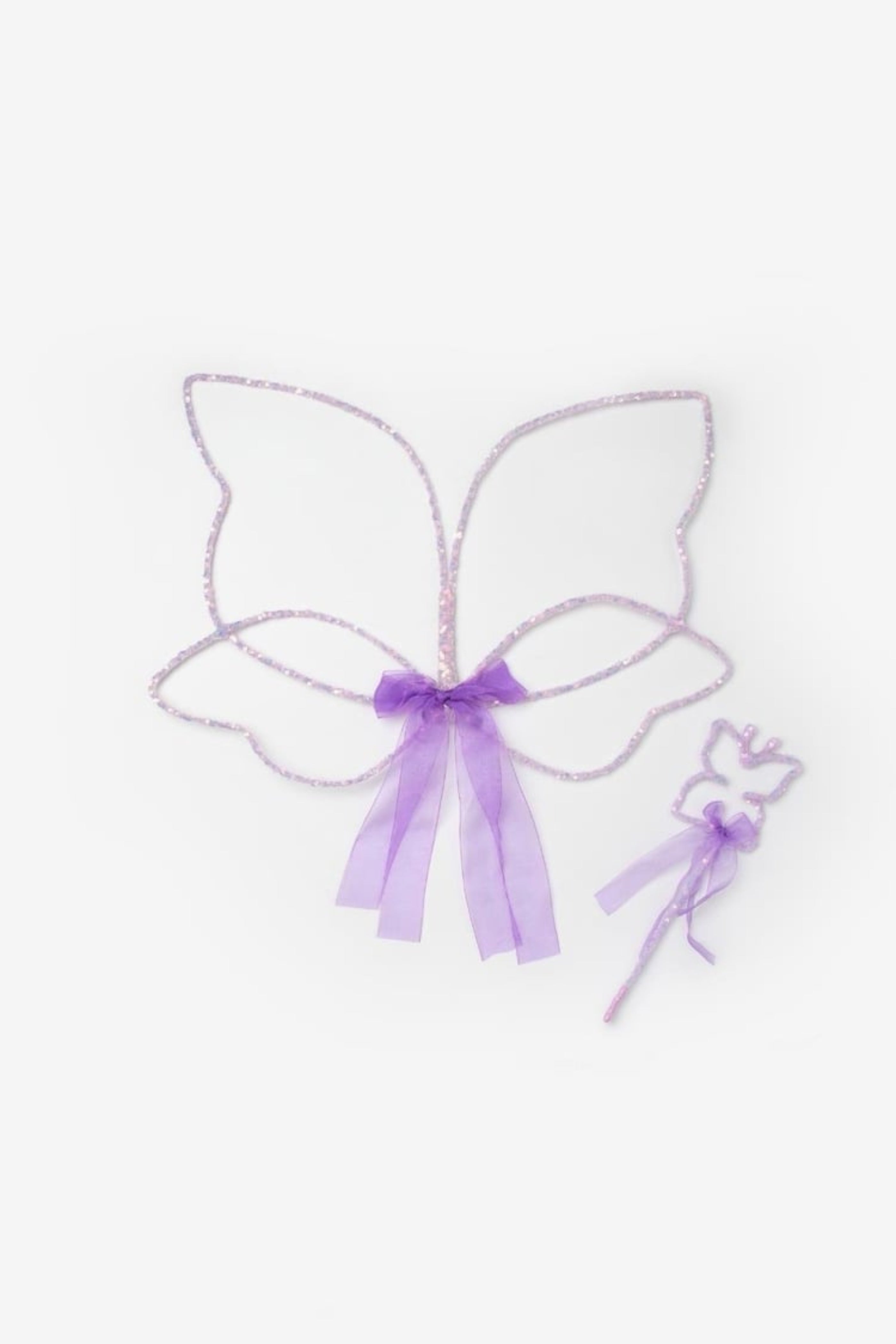Ali di Fata Bambina Glicine Glitter